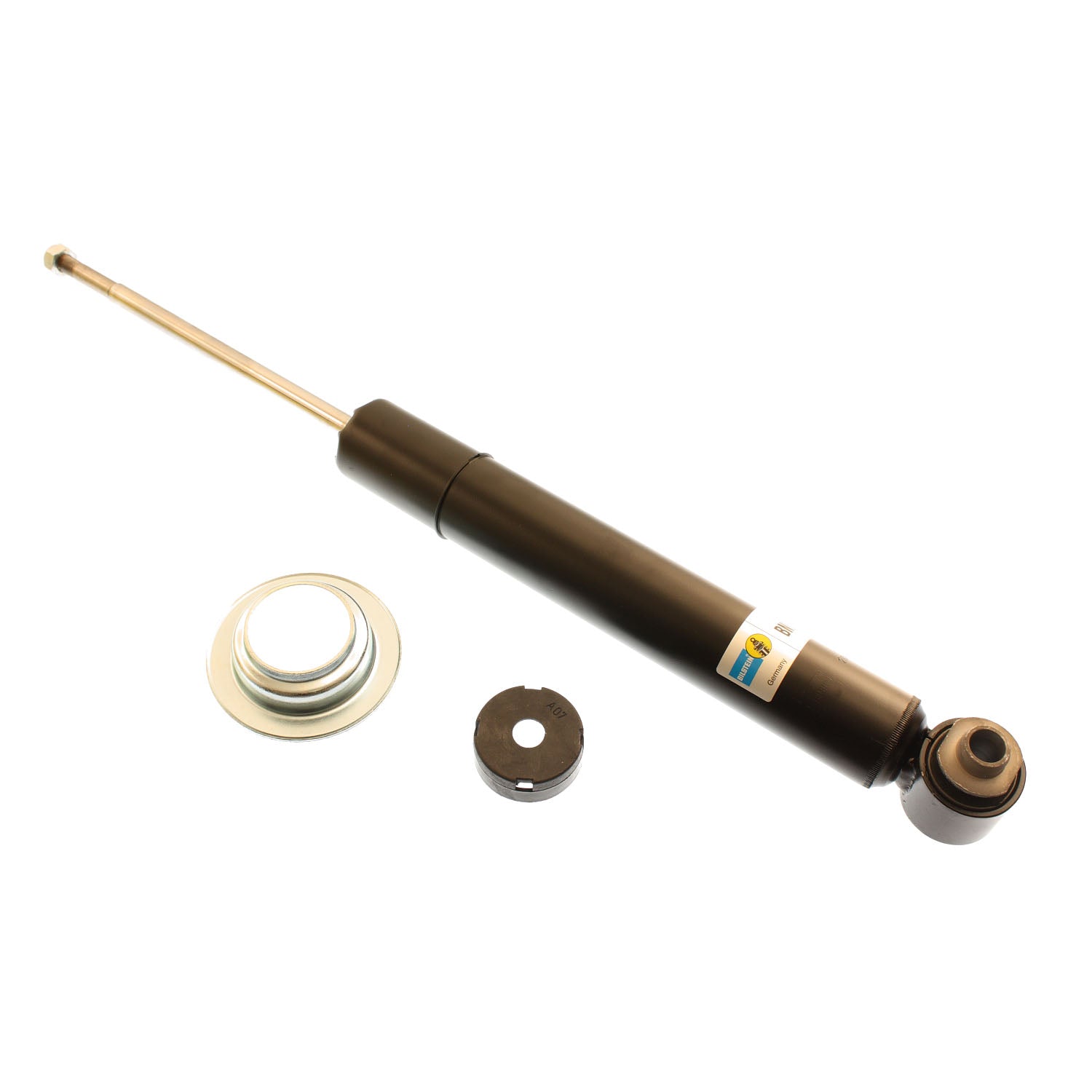 Bilstein 19-138381 - Suspension Shock Absorber Twintube Rear BMW 525i 2007-2004 528i 2010-2008 530i 2007-2004 535i 2010-2008 545i 2005-2004 550i 2010-2006 Eye 22mm Stem Black Paint B4 OE Replacement Bilstein 4