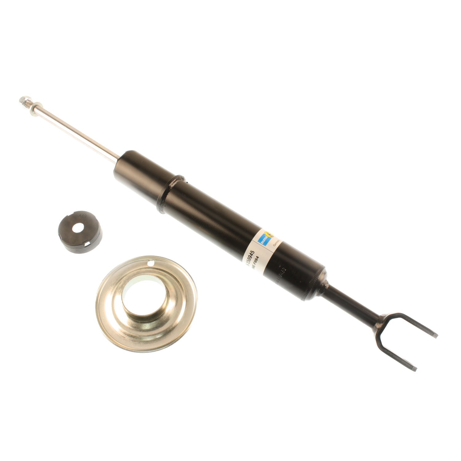 Bilstein 19-158945 - Suspension Shock Absorber Twintube Front Audi A4 2009-2005 A4 Quattro 2009-2005 Clevis Stem Black Paint B4 OE Replacement Bilstein 4