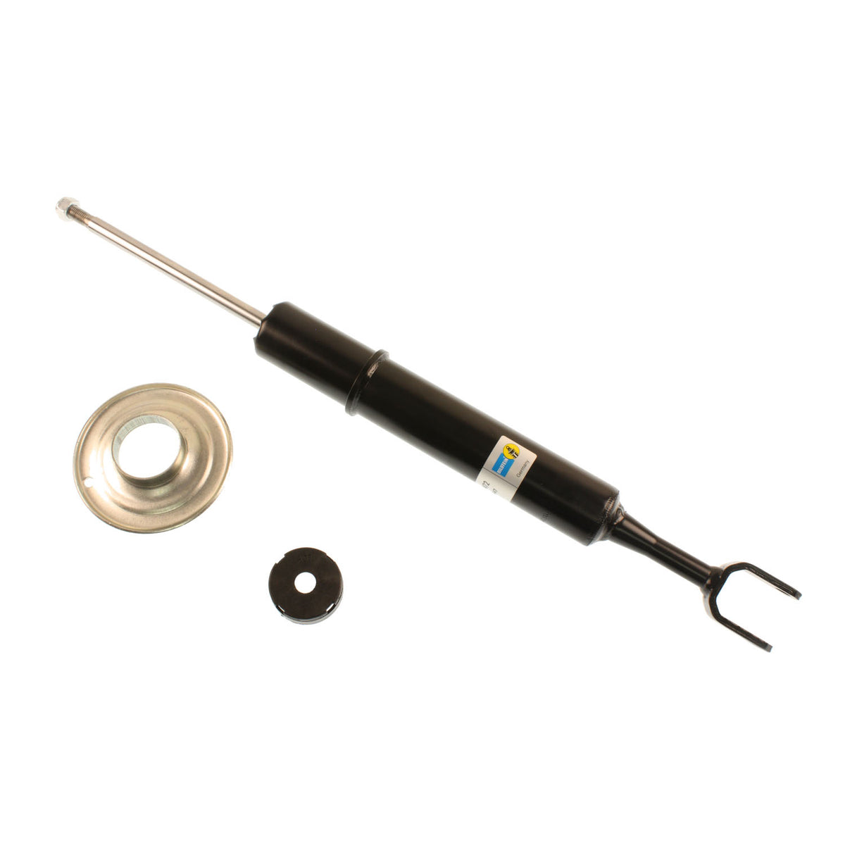 Bilstein 19-164472 - Suspension Shock Absorber Twintube Front Audi A4 2009-2005 A4 Quattro 2009-2005 S4 2009-2004 Clevis Stem Black Paint B4 OE Replacement Bilstein 5