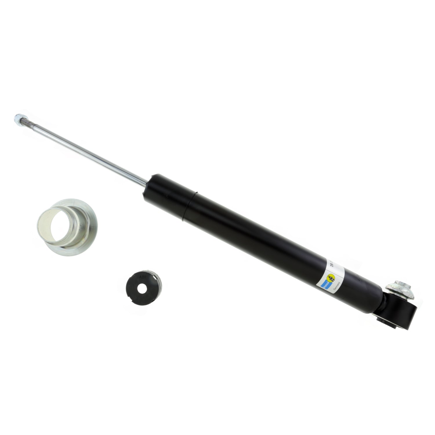 Bilstein 19-193311 - Suspension Shock Absorber Twintube Rear BMW 528i 2016-2011 Eye 17.5mm Stem Black Paint B4 OE Replacement Bilstein 1