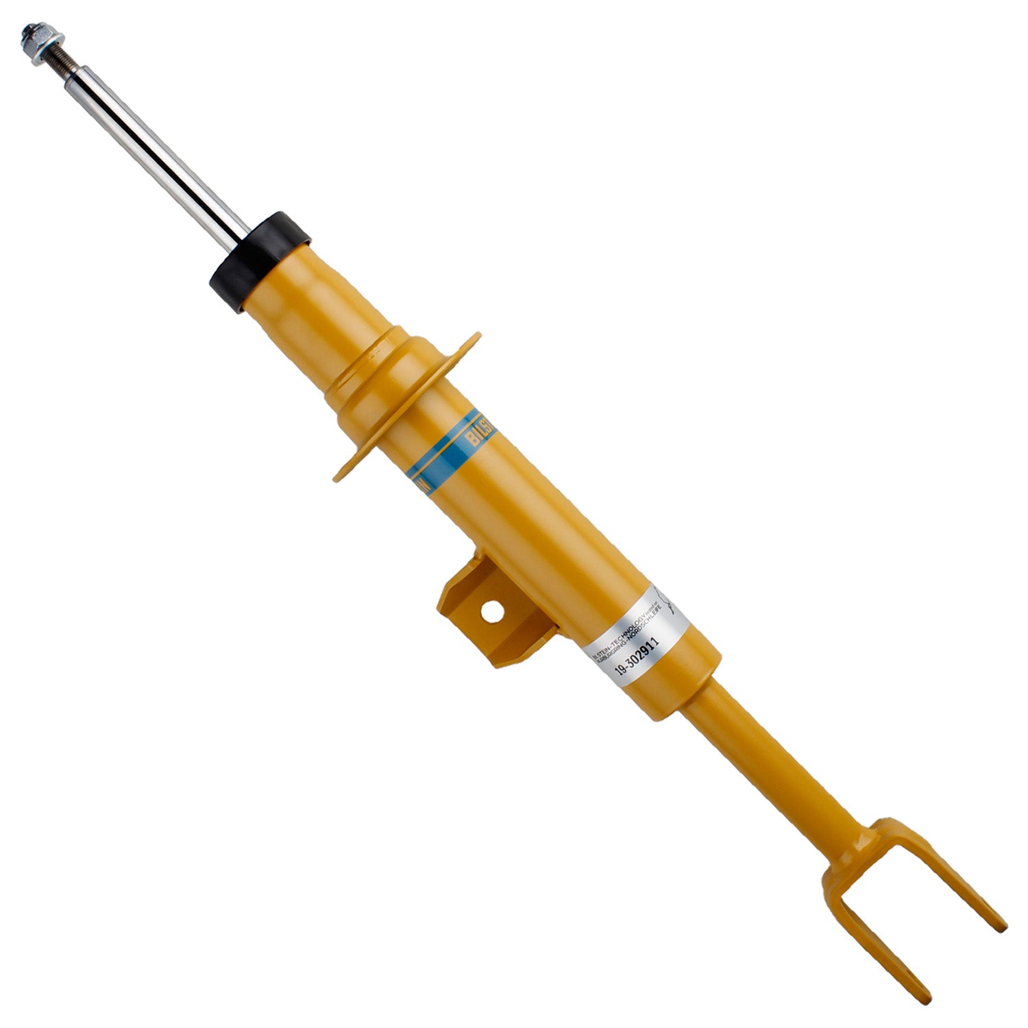 Bilstein 19-302911 - Suspension Shock Absorber Twintube Front Left Alfa Romeo Stelvio 2022-2019 Clevis Stem Yellow Paint B6 Performance Bilstein 1