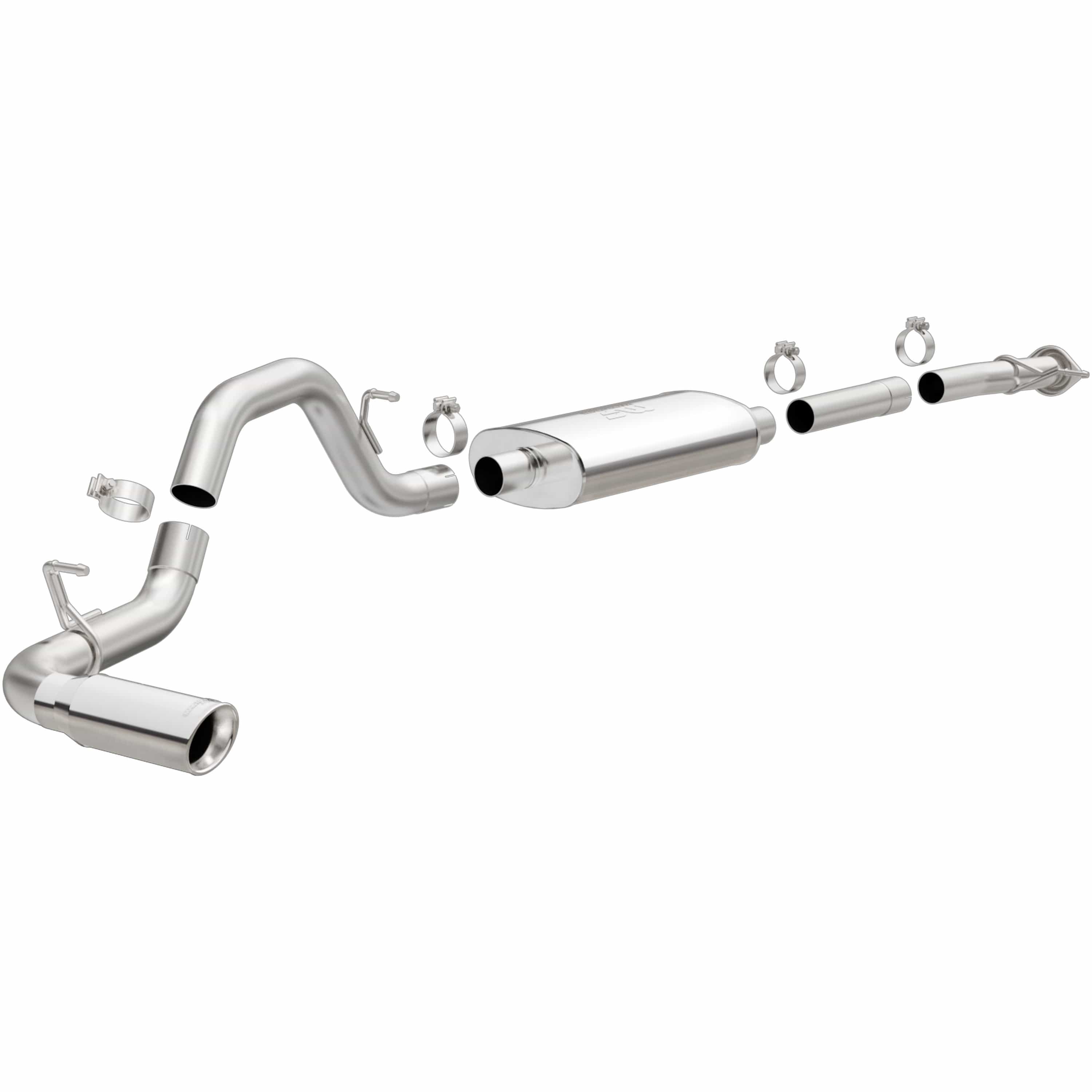 MagnaFlow Exhaust Products Exhaust MagnaFlow Exhaust Products 19018 - Street Series Polished Cat-Back System