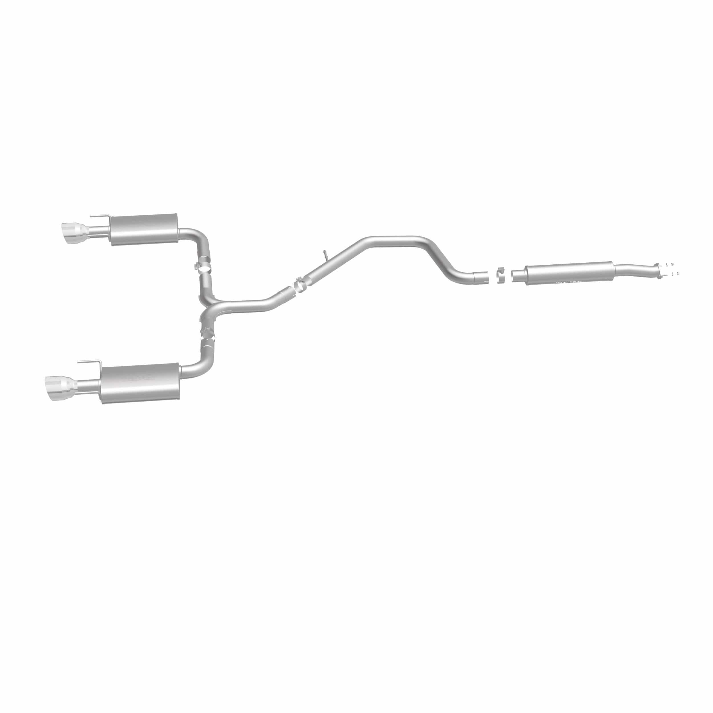 MagnaFlow Exhaust Products Exhaust MagnaFlow Exhaust Products 19024 - Street Series Polished Cat-Back System