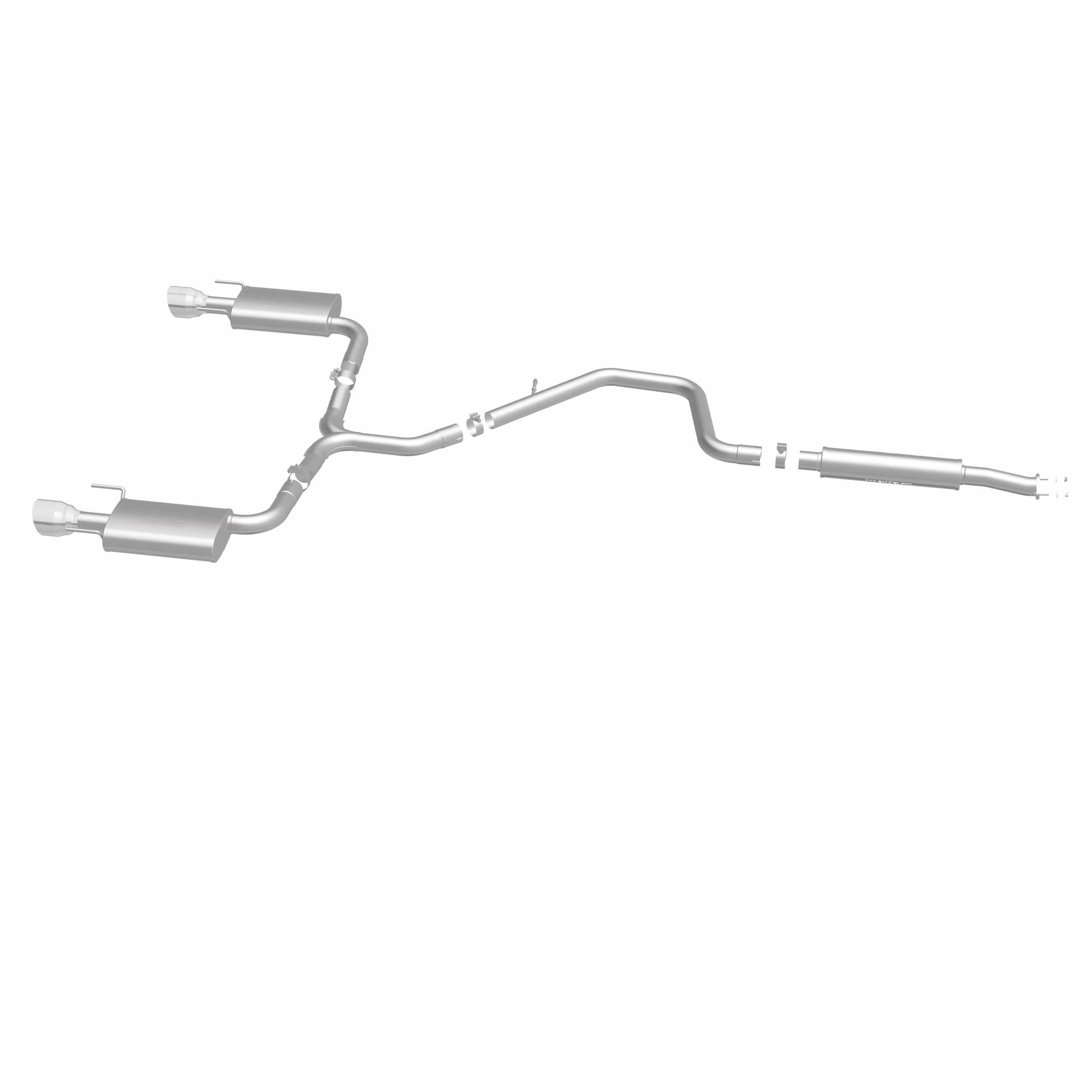 MagnaFlow Exhaust Products Exhaust MagnaFlow Exhaust Products 19024 - Street Series Polished Cat-Back System