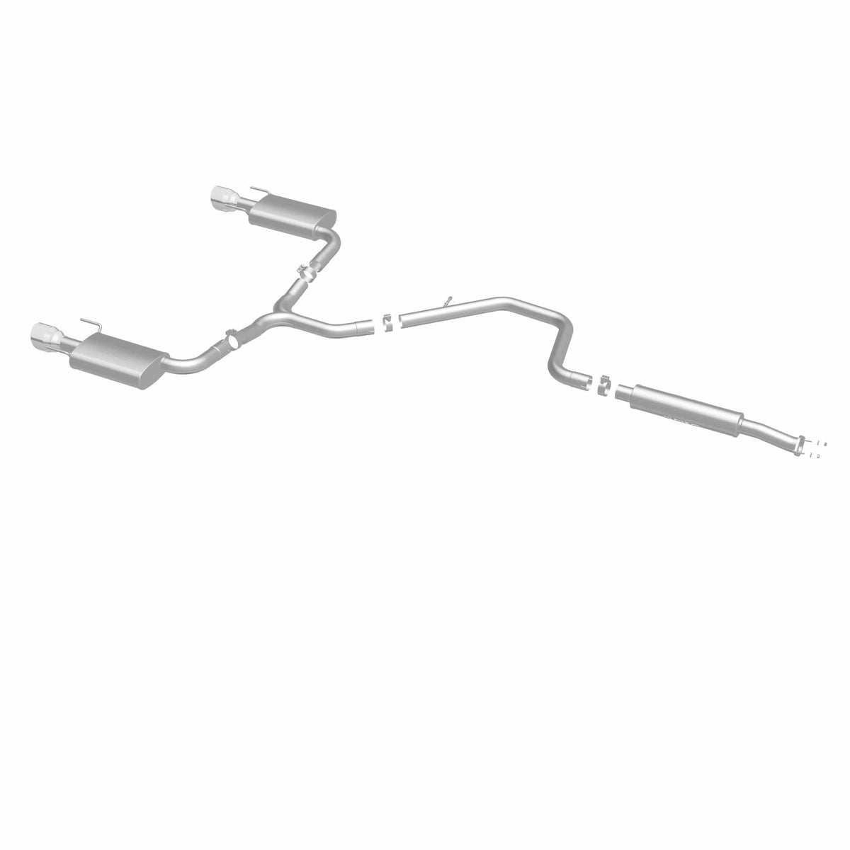 MagnaFlow Exhaust Products Exhaust MagnaFlow Exhaust Products 19024 - Street Series Polished Cat-Back System