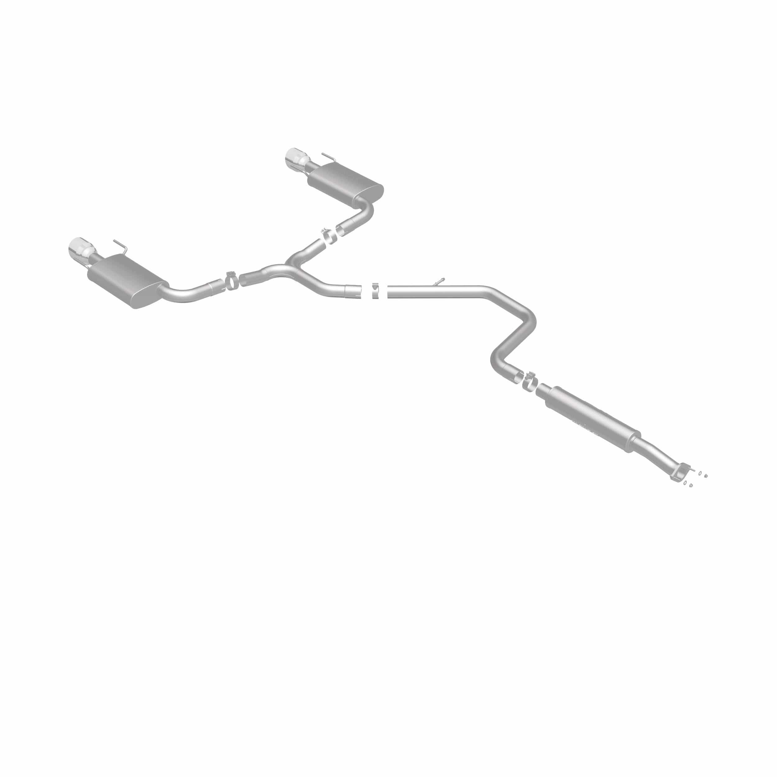 MagnaFlow Exhaust Products Exhaust MagnaFlow Exhaust Products 19024 - Street Series Polished Cat-Back System