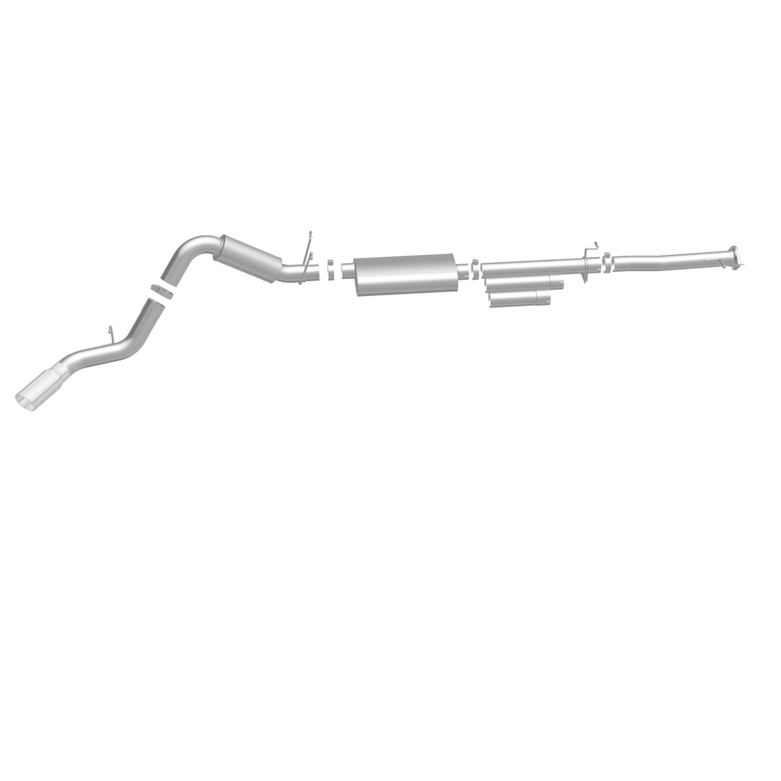 MagnaFlow Exhaust Products 19026 - Street Series Polished Cat-Back System