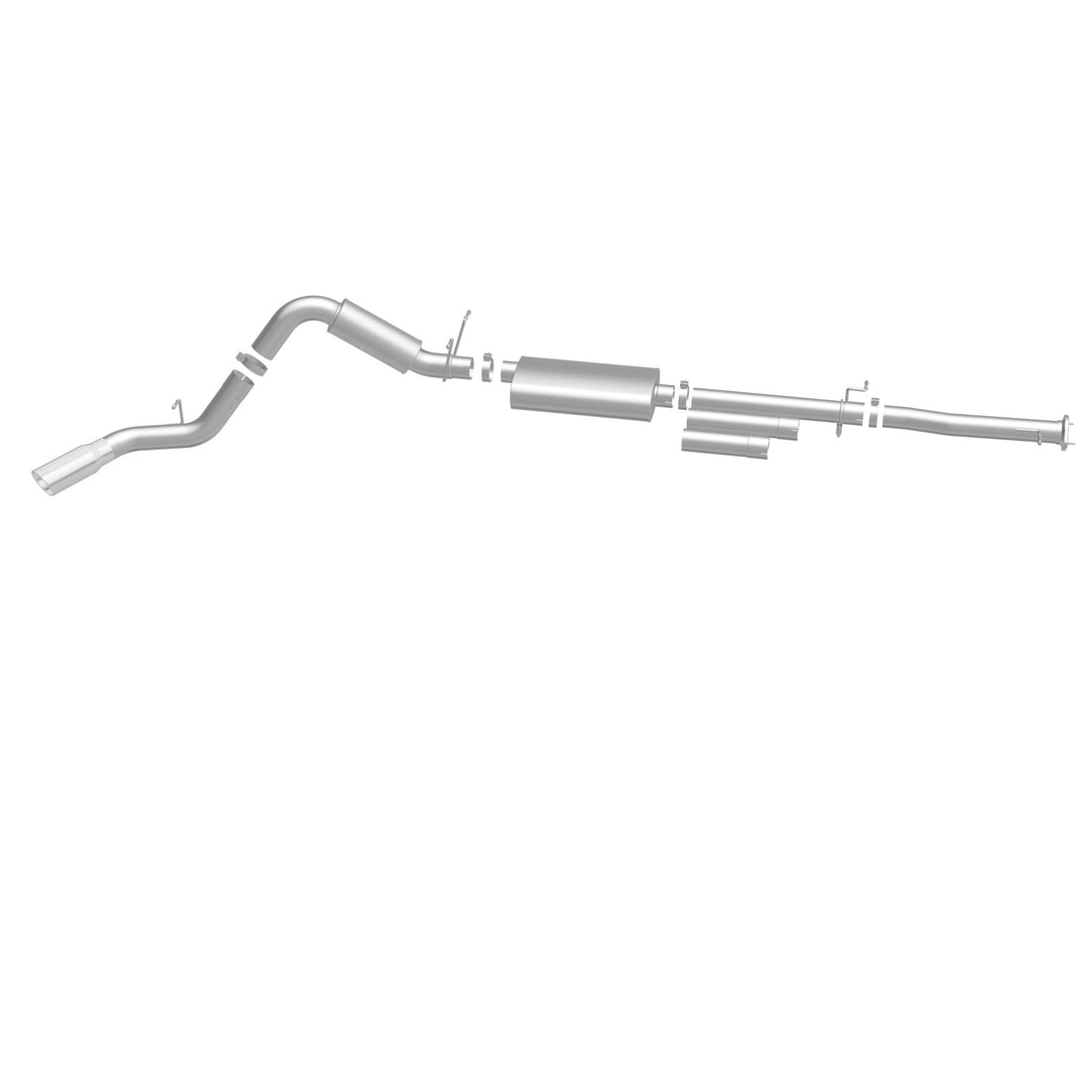 MagnaFlow Exhaust Products 19026 - Street Series Polished Cat-Back System