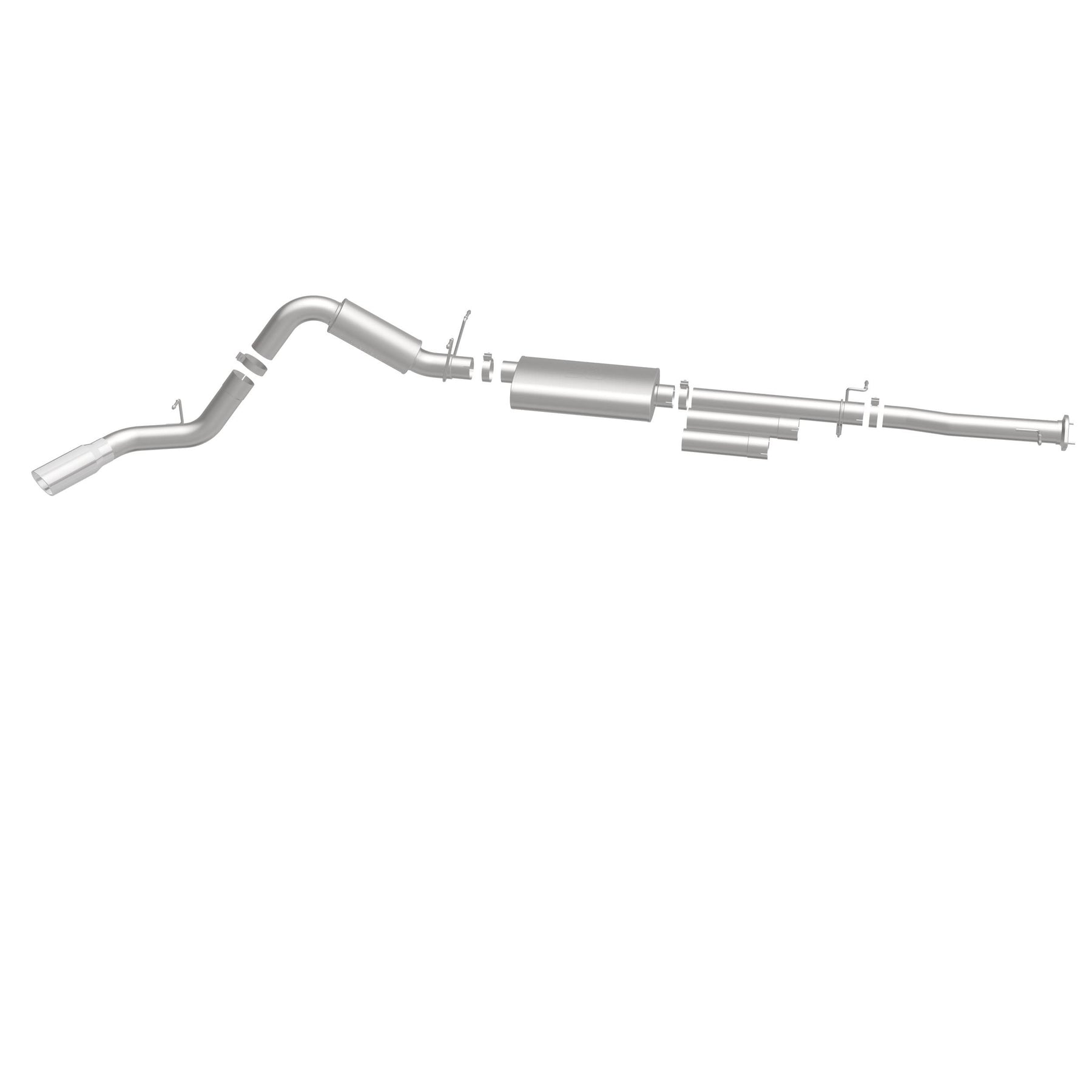 MagnaFlow Exhaust Products 19026 - Street Series Polished Cat-Back System