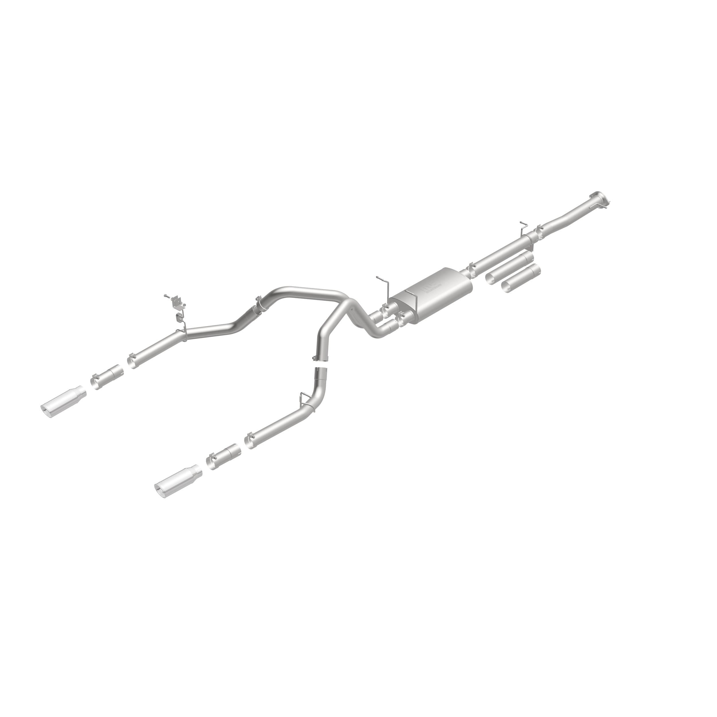 MagnaFlow Exhaust Products 19027 - Street Series Polished Cat-Back System 1