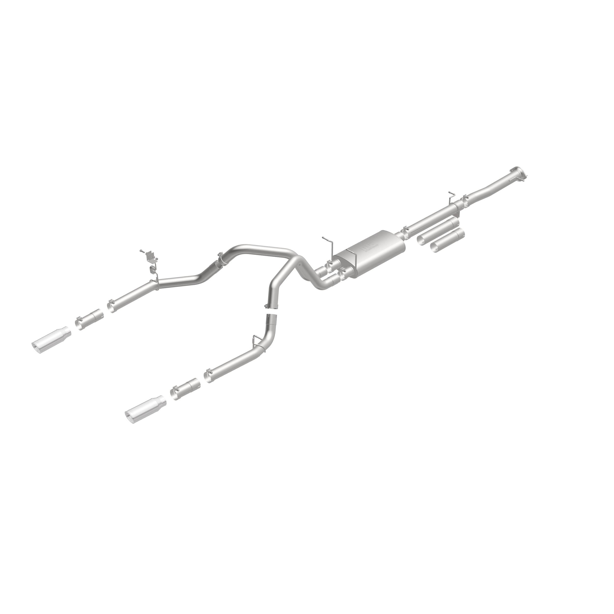 MagnaFlow Exhaust Products 19027 - Street Series Polished Cat-Back System 2