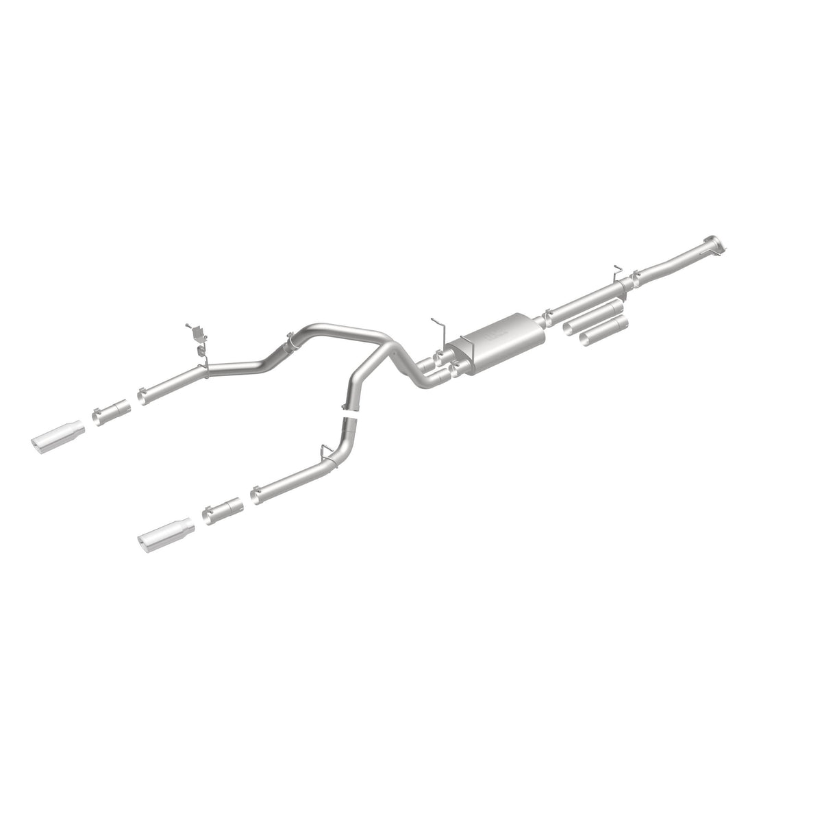 MagnaFlow Exhaust Products 19027 - Street Series Polished Cat-Back System 3