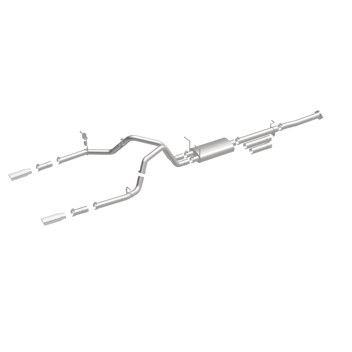 MagnaFlow Exhaust Products 19027 - Street Series Polished Cat-Back System 4