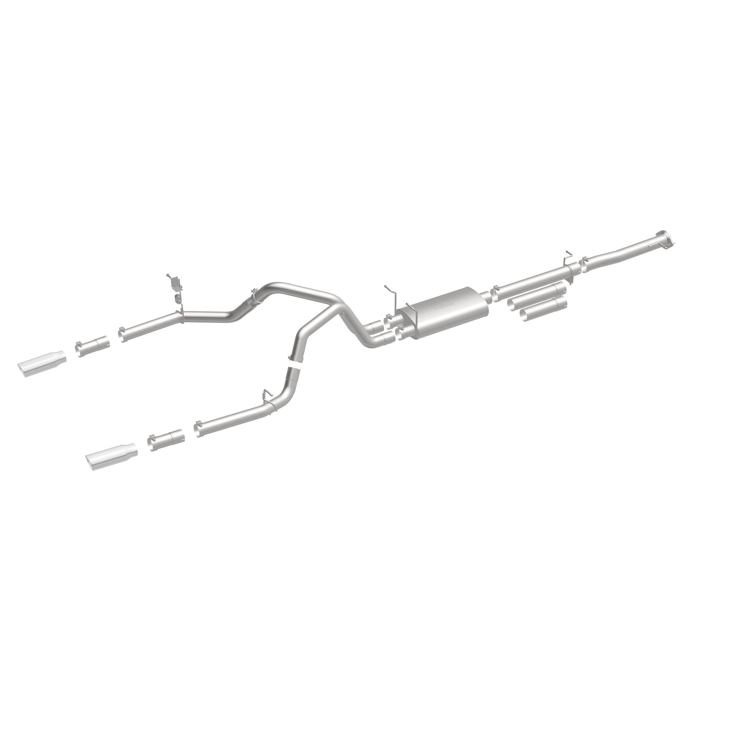 MagnaFlow Exhaust Products 19027 - Street Series Polished Cat-Back System 4