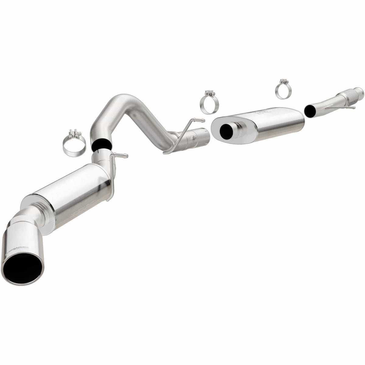 MagnaFlow Exhaust Products Exhaust MagnaFlow Exhaust Products 19040 - Street Series Polished Cat-Back System