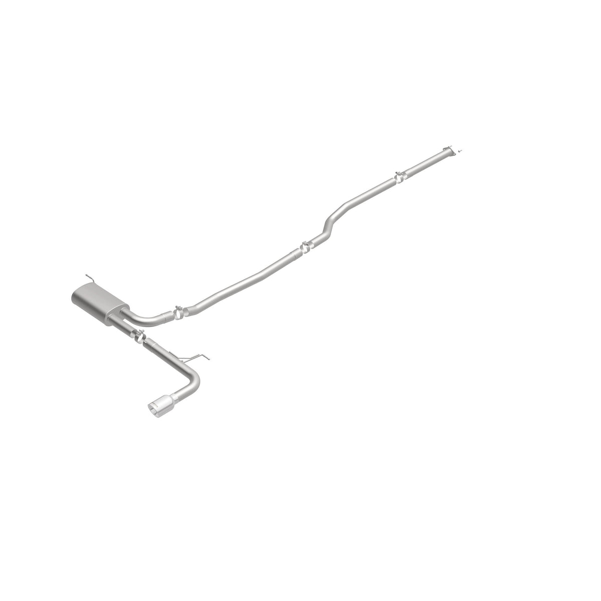 MagnaFlow Exhaust Products 19096 - Street Series Polished Cat-Back System 2