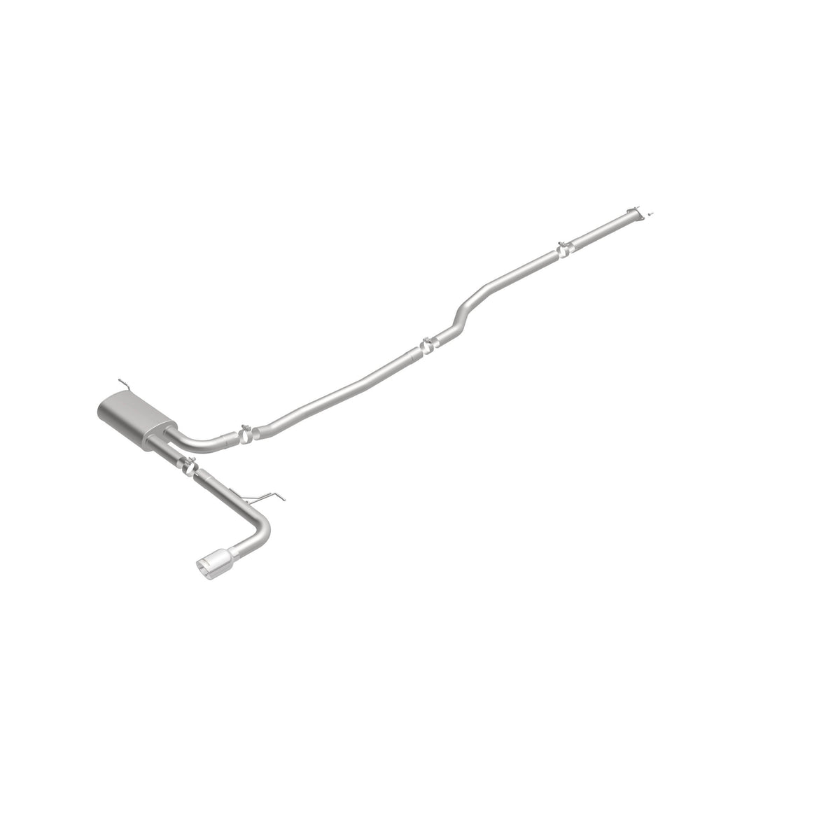 MagnaFlow Exhaust Products 19096 - Street Series Polished Cat-Back System 3