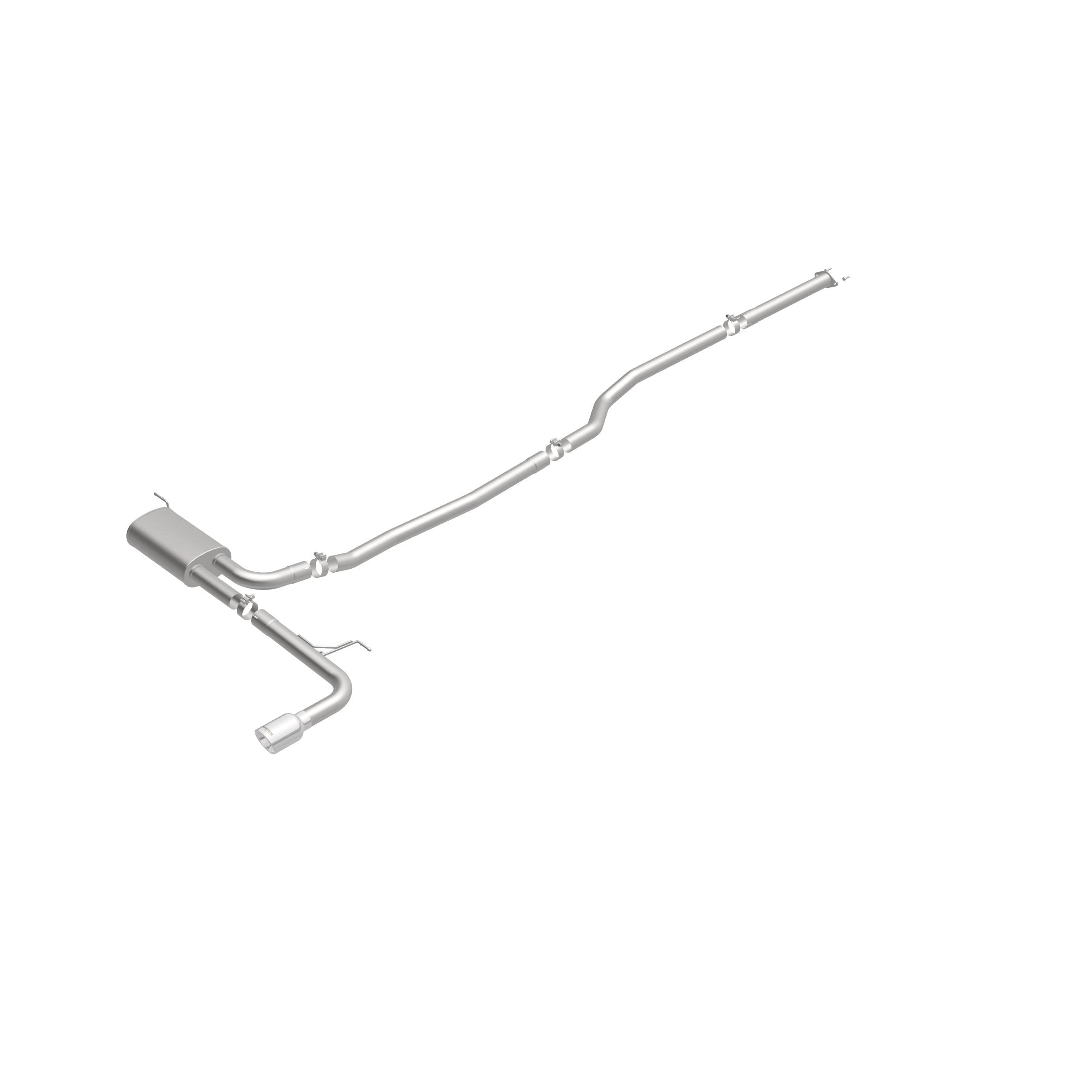 MagnaFlow Exhaust Products 19096 - Street Series Polished Cat-Back System 3