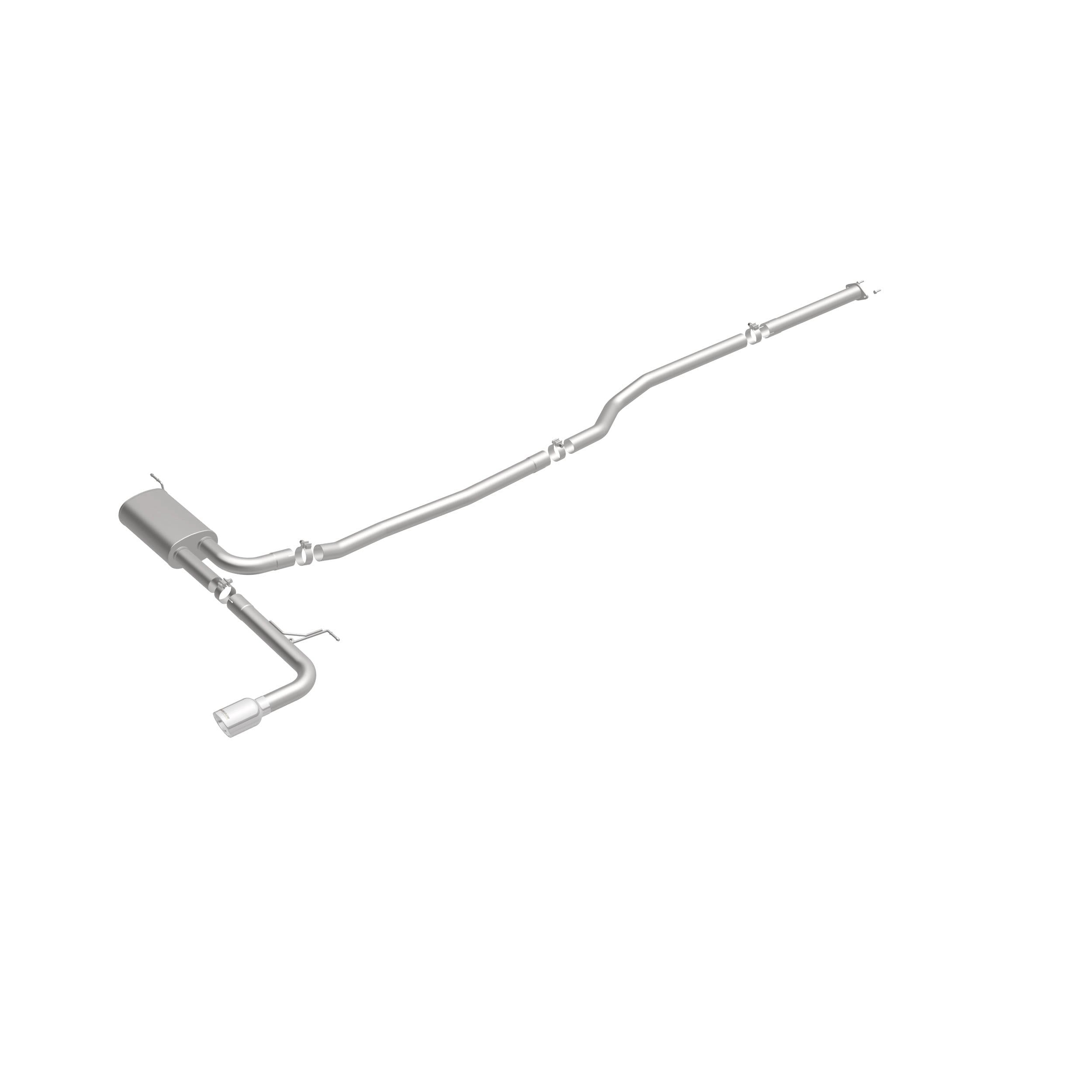 MagnaFlow Exhaust Products 19096 - Street Series Polished Cat-Back System 4