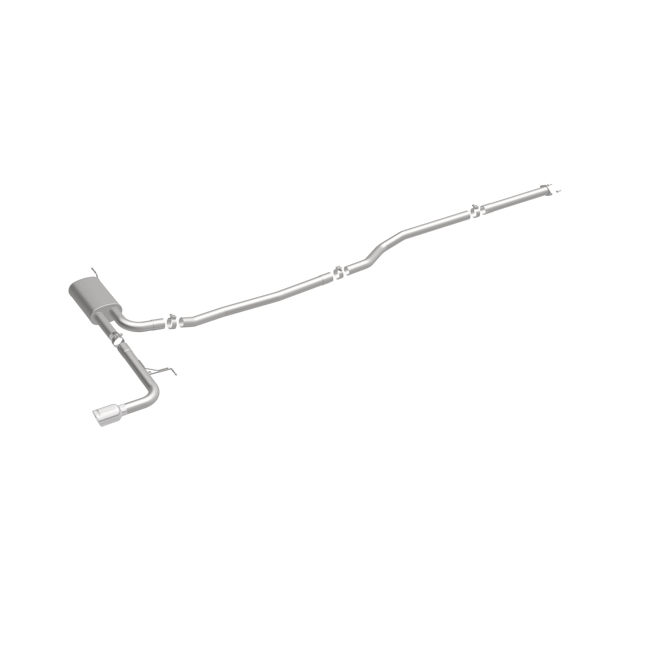 MagnaFlow Exhaust Products 19096 - Street Series Polished Cat-Back System 5