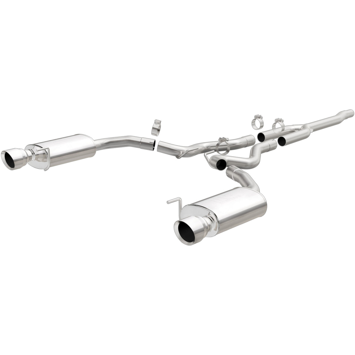 MagnaFlow Exhaust Products 19097 - Street Series Polished Cat-Back System 1