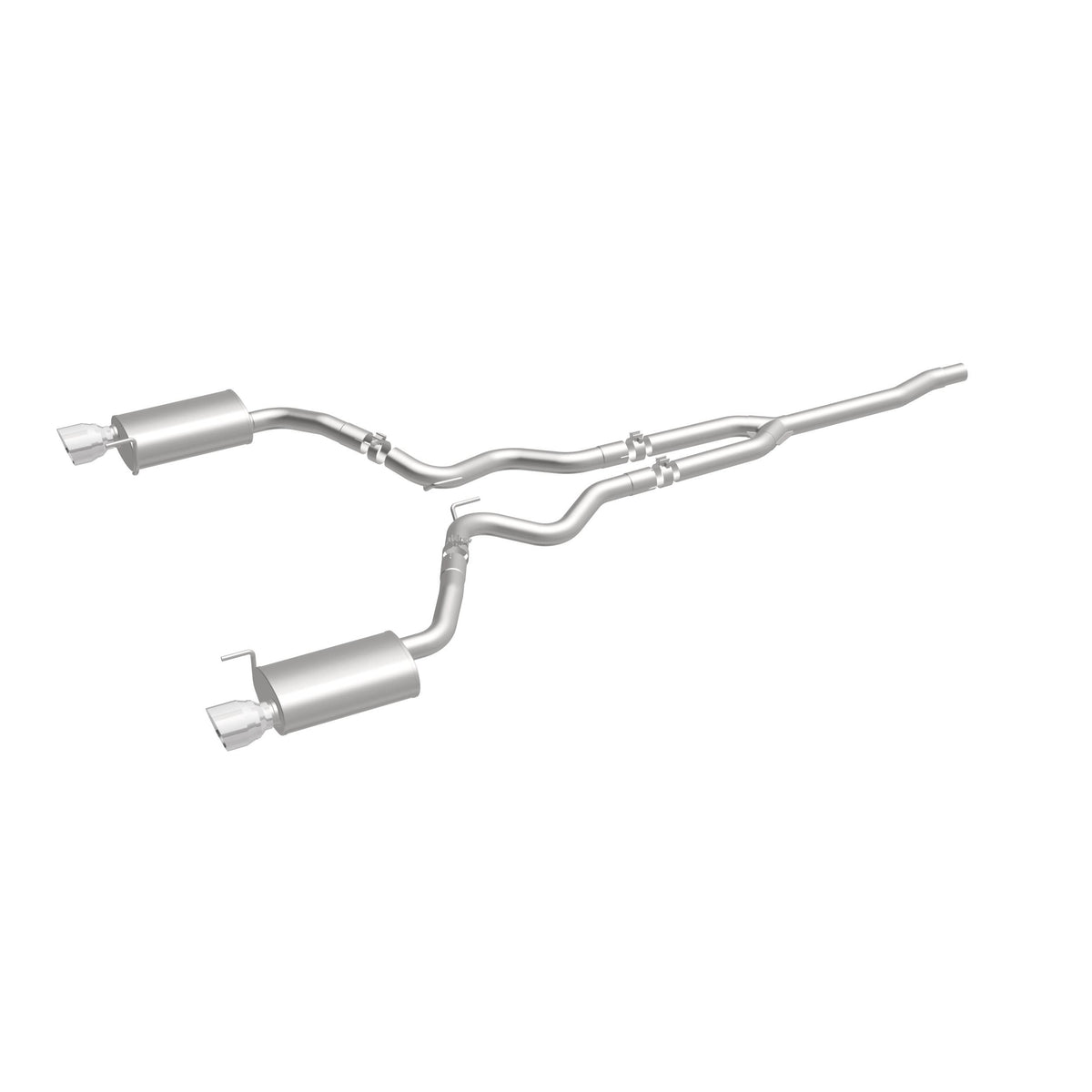 MagnaFlow Exhaust Products 19097 - Street Series Polished Cat-Back System 4