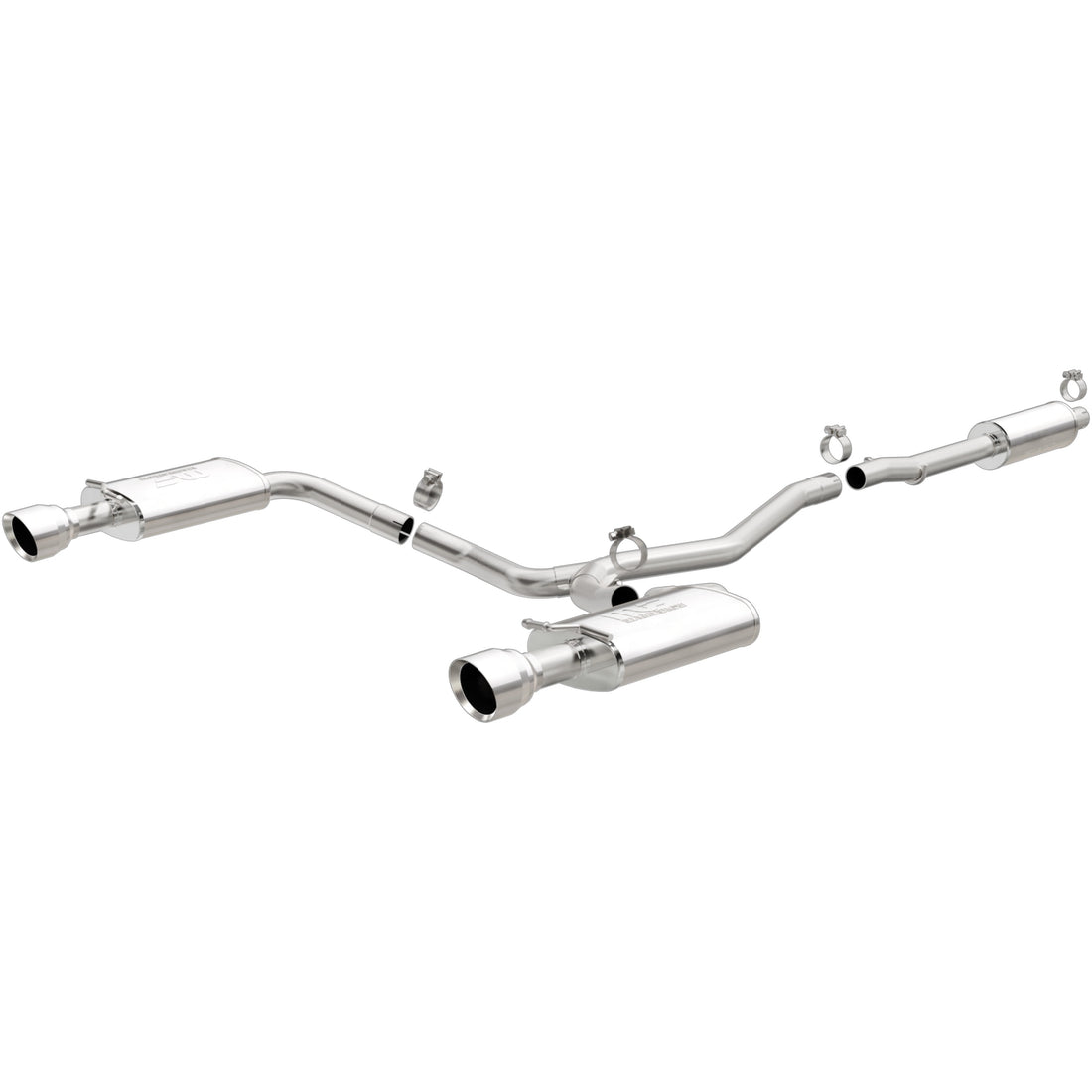 MagnaFlow Exhaust Products 19111 - Street Series Polished Cat-Back System 4