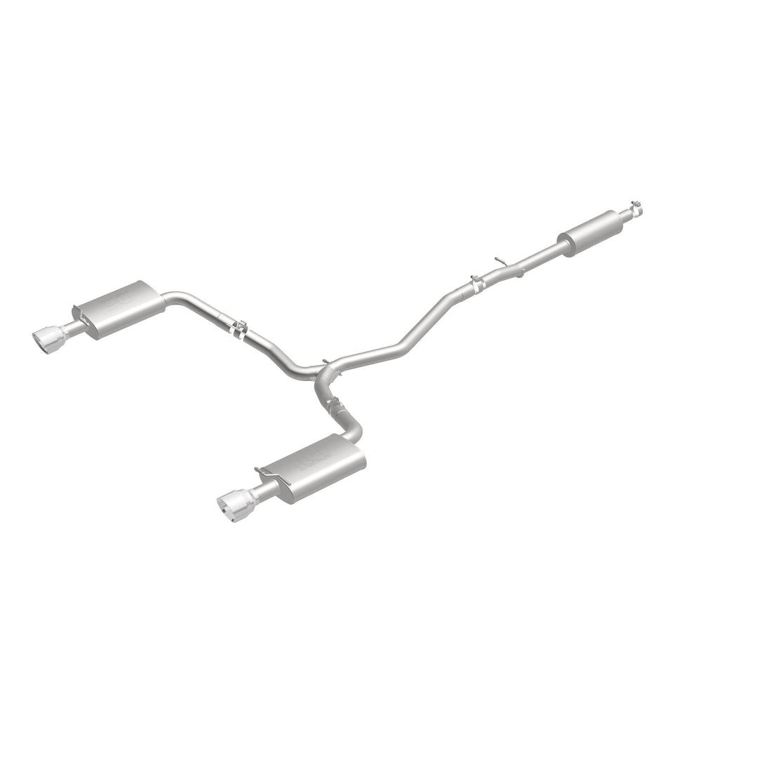 MagnaFlow Exhaust Products 19111 - Street Series Polished Cat-Back System