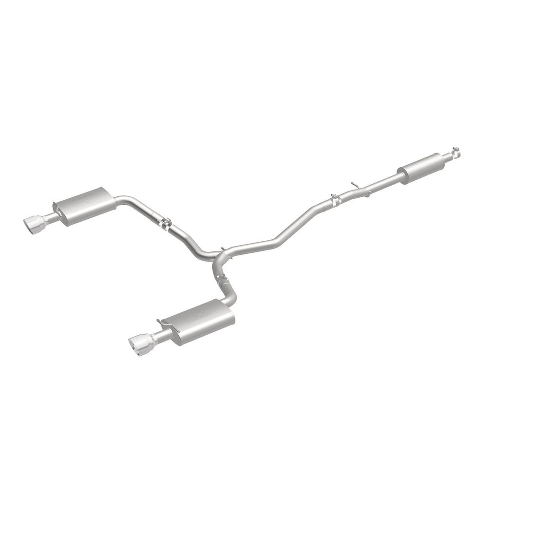 MagnaFlow Exhaust Products 19111 - Street Series Polished Cat-Back System