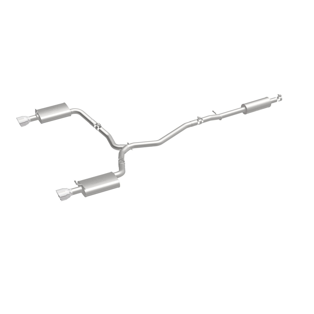 MagnaFlow Exhaust Products 19111 - Street Series Polished Cat-Back System