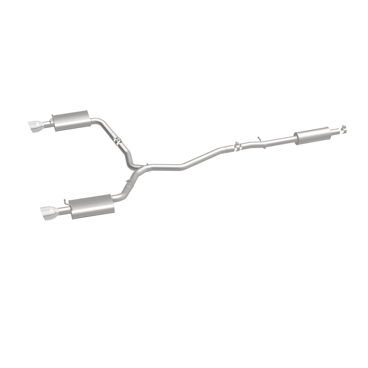 MagnaFlow Exhaust Products 19111 - Street Series Polished Cat-Back System