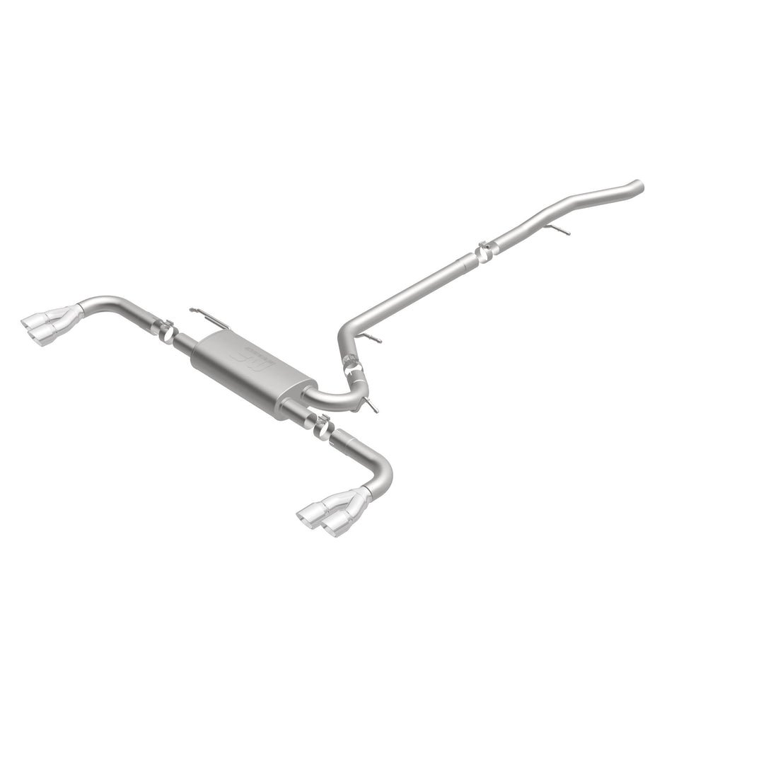 MagnaFlow Exhaust Products 19114 - Street Series Polished Cat-Back System 1