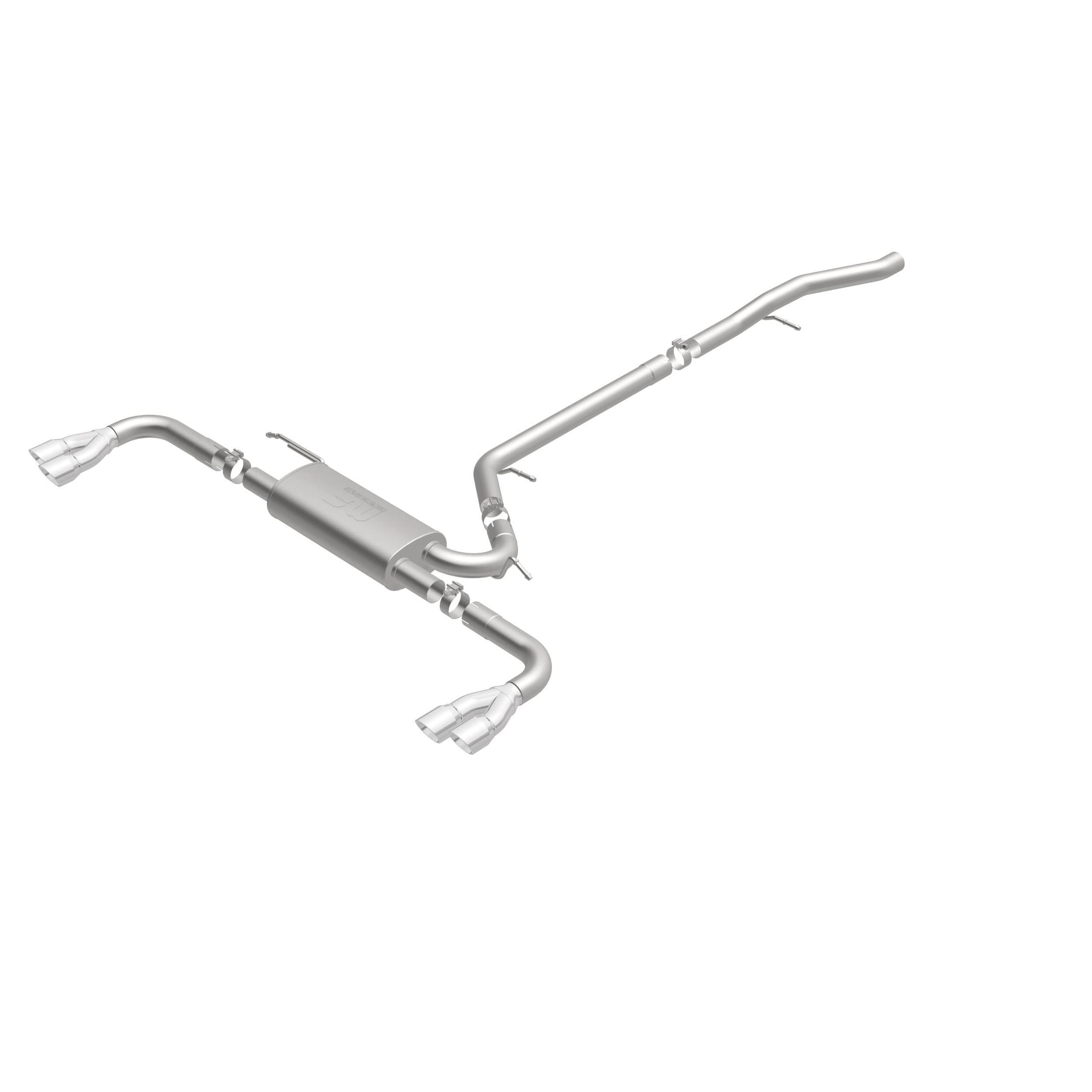 MagnaFlow Exhaust Products 19114 - Street Series Polished Cat-Back System 1