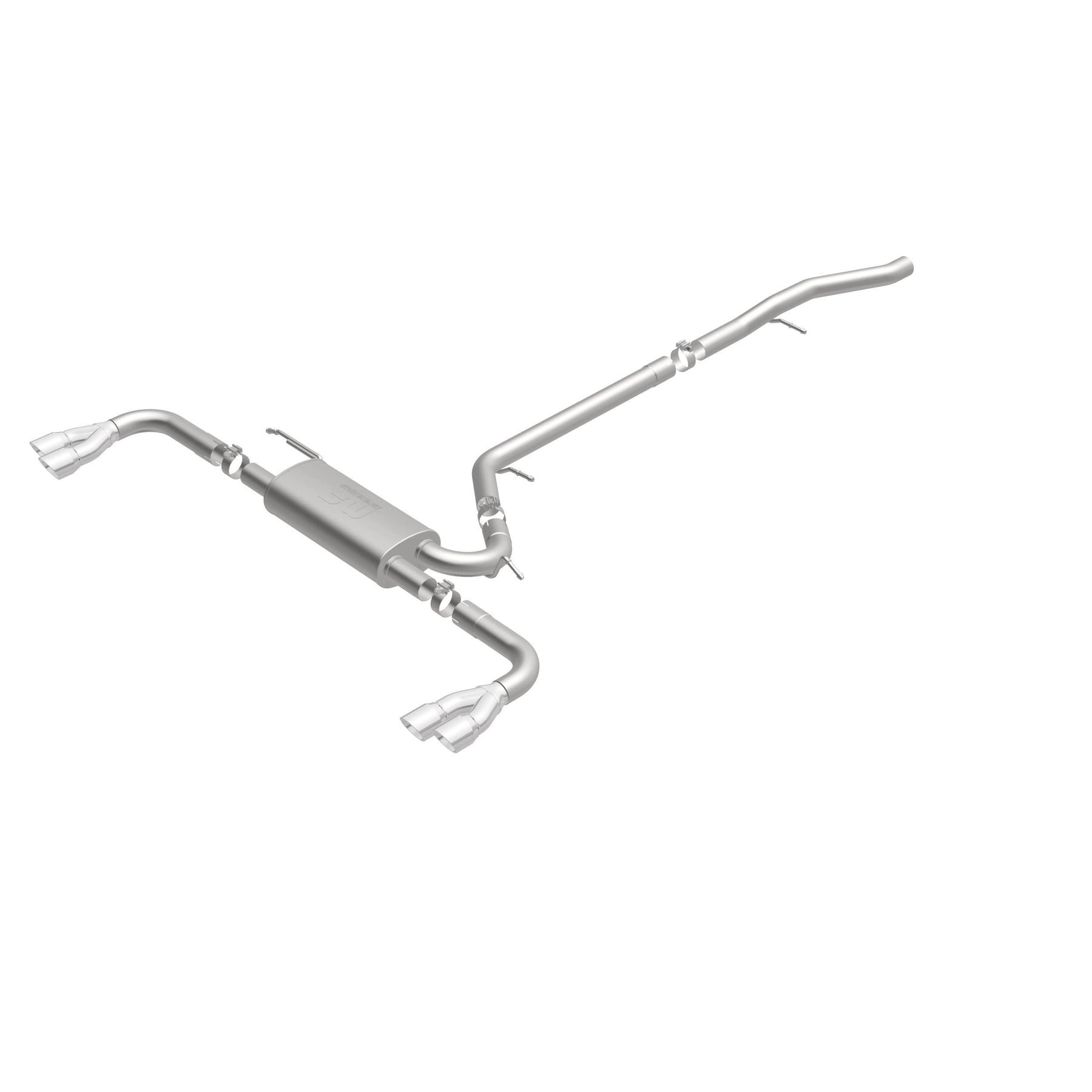 MagnaFlow Exhaust Products 19114 - Street Series Polished Cat-Back System 2