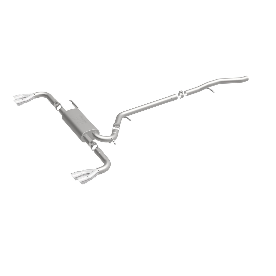 MagnaFlow Exhaust Products 19114 - Street Series Polished Cat-Back System