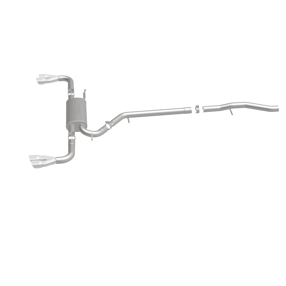 MagnaFlow Exhaust Products 19114 - Street Series Polished Cat-Back System 4
