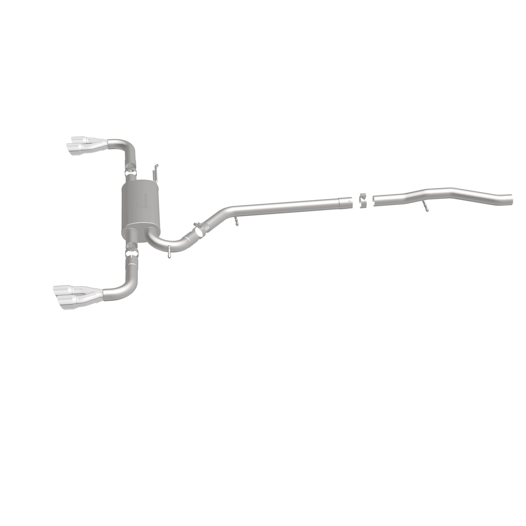 MagnaFlow Exhaust Products 19114 - Street Series Polished Cat-Back System 4