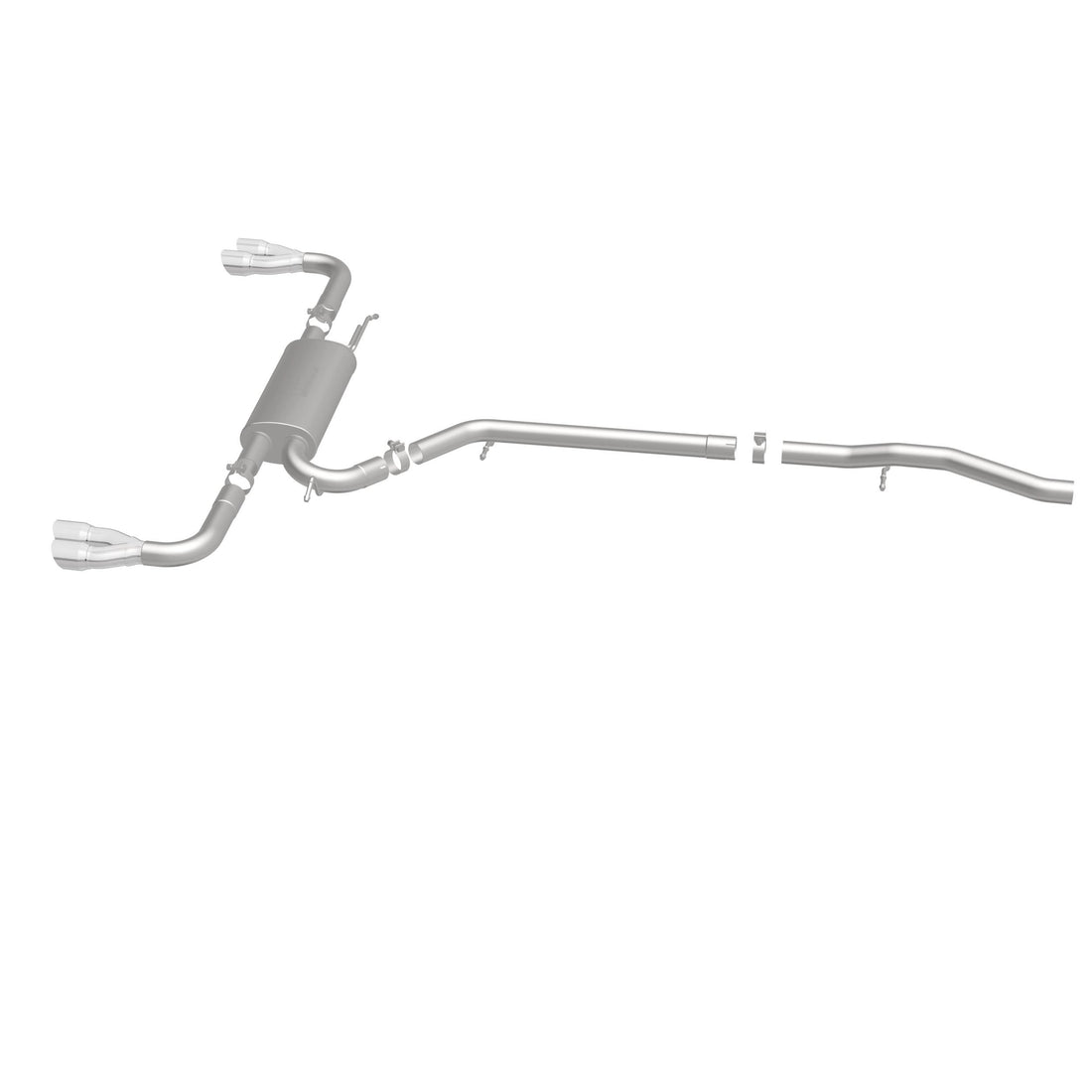 MagnaFlow Exhaust Products 19114 - Street Series Polished Cat-Back System 5