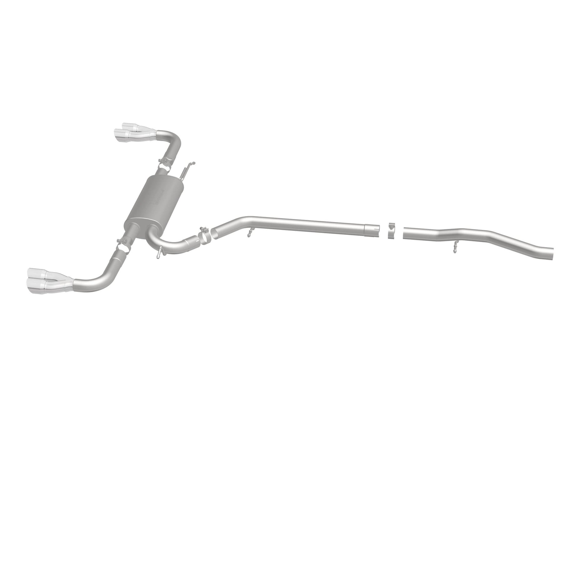 MagnaFlow Exhaust Products 19114 - Street Series Polished Cat-Back System 5