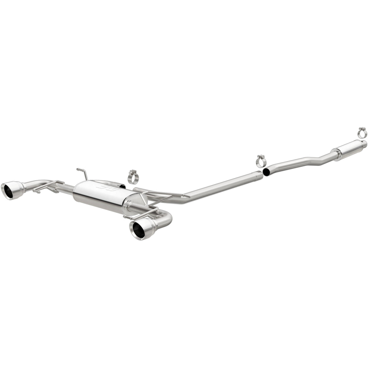 MagnaFlow Exhaust Products 19131 - Street Series Polished Cat-Back System 1