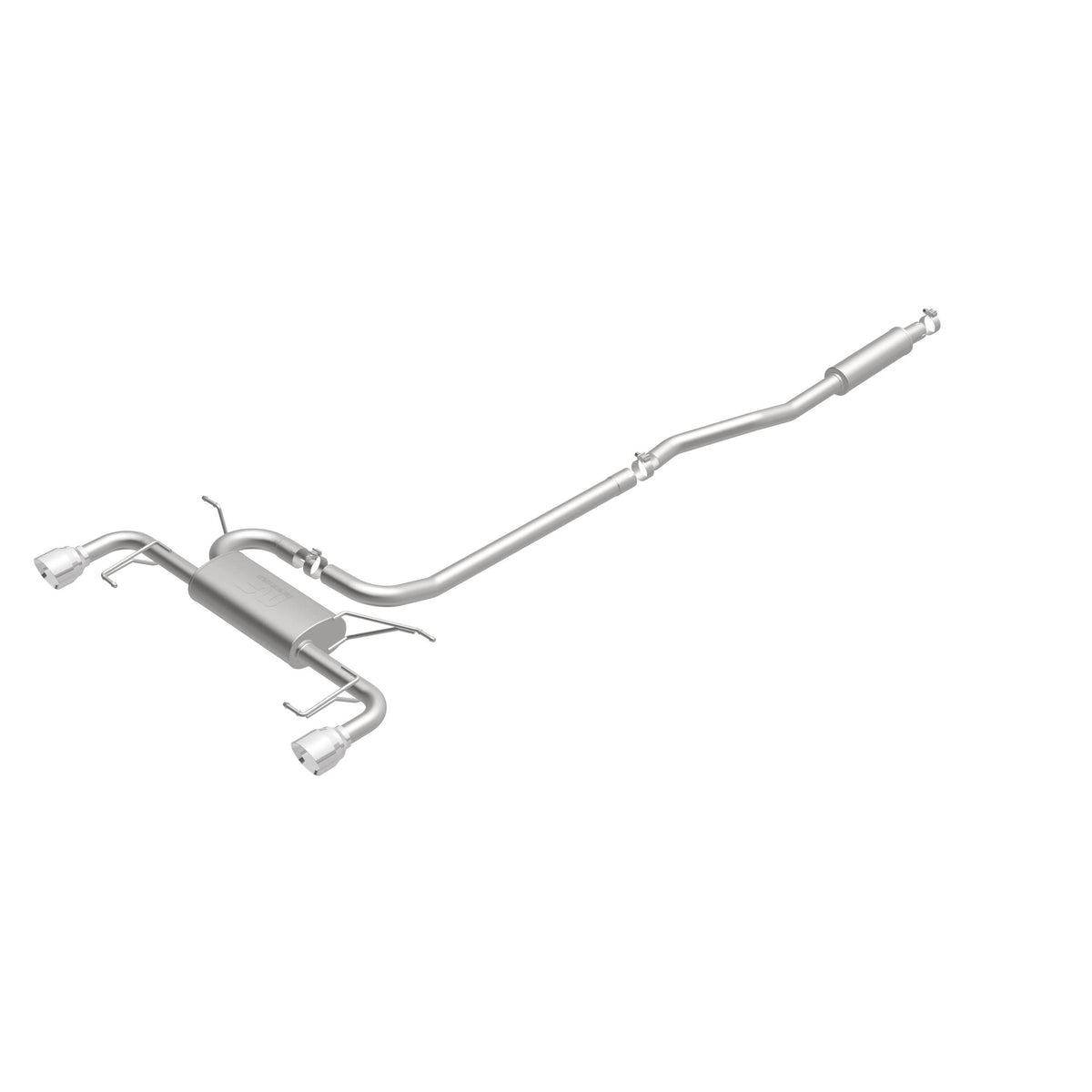 MagnaFlow Exhaust Products 19131 - Street Series Polished Cat-Back System 2