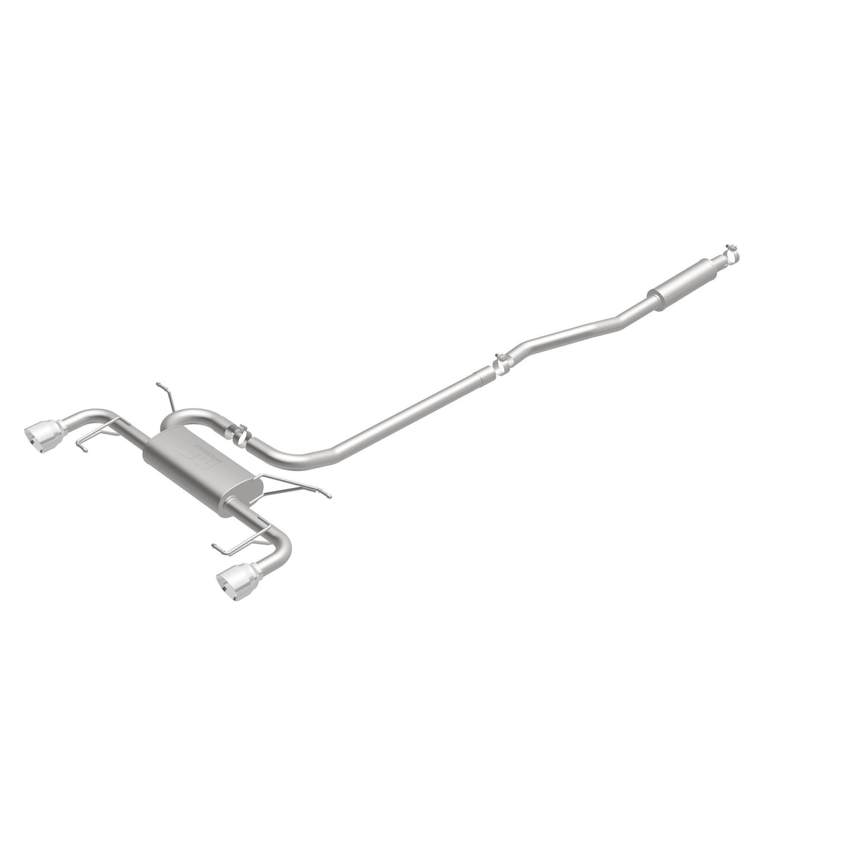 MagnaFlow Exhaust Products 19131 - Street Series Polished Cat-Back System 3