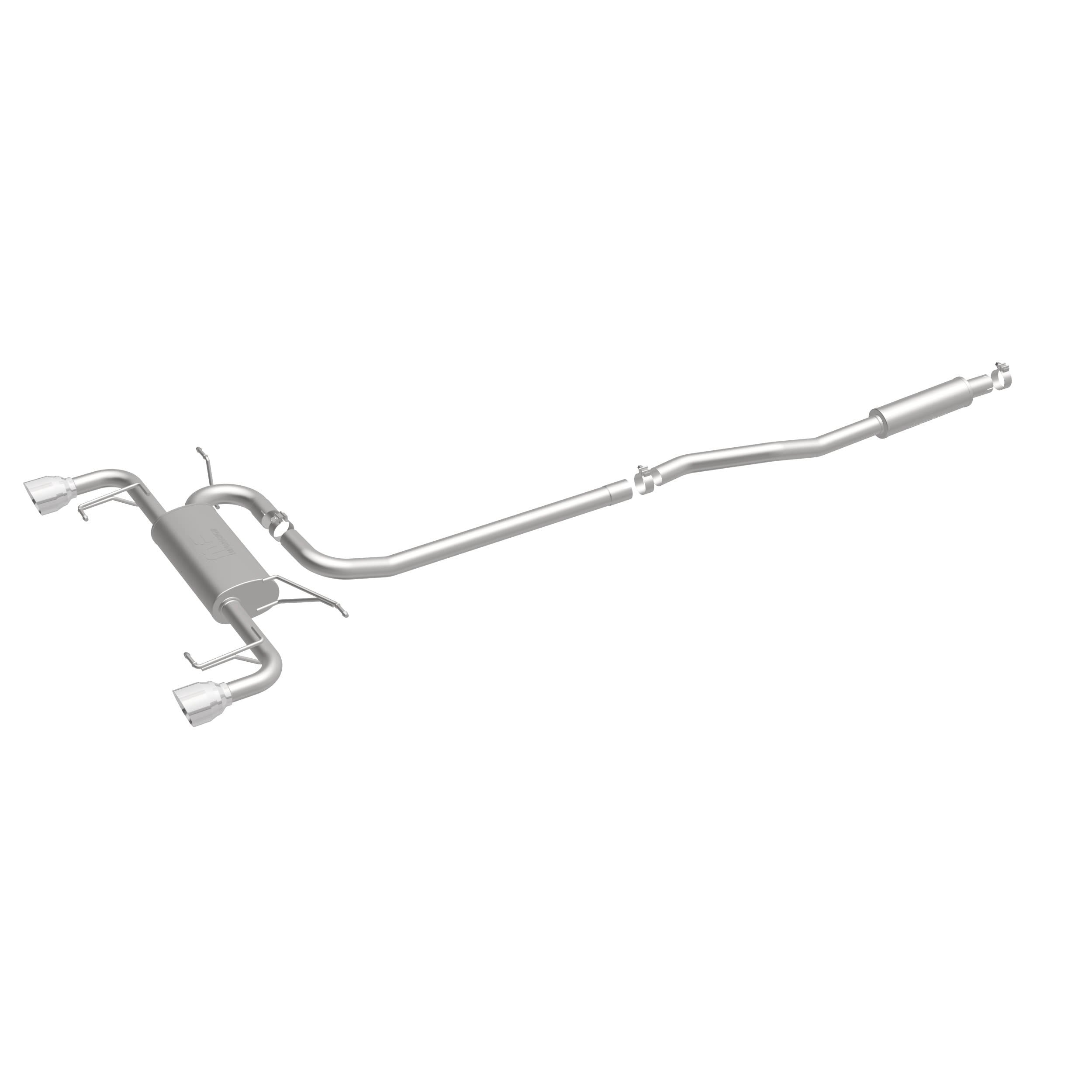 MagnaFlow Exhaust Products 19131 - Street Series Polished Cat-Back System 5