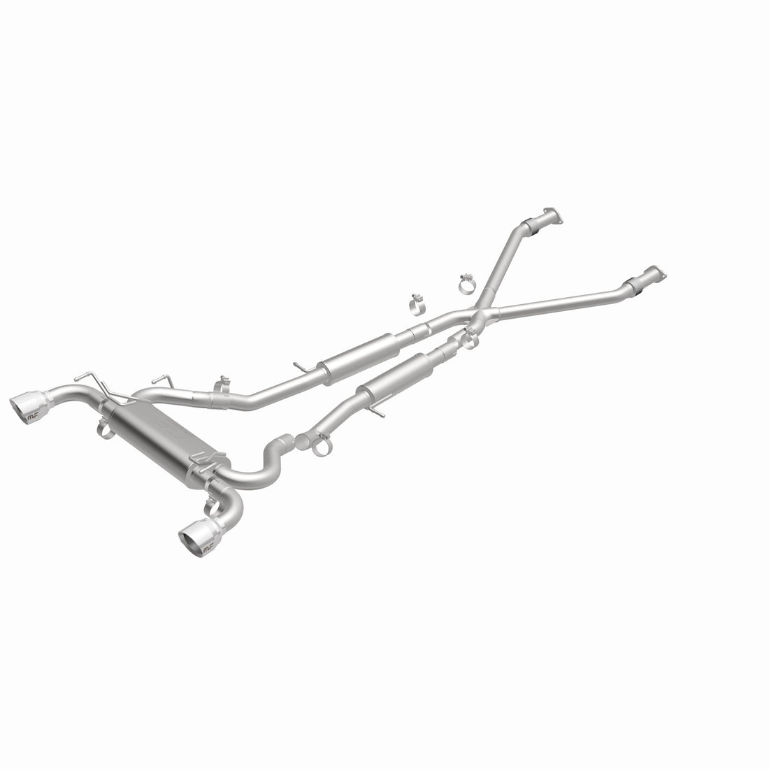 MagnaFlow Exhaust Products 19135 - Street Series Polished Cat-Back System 2