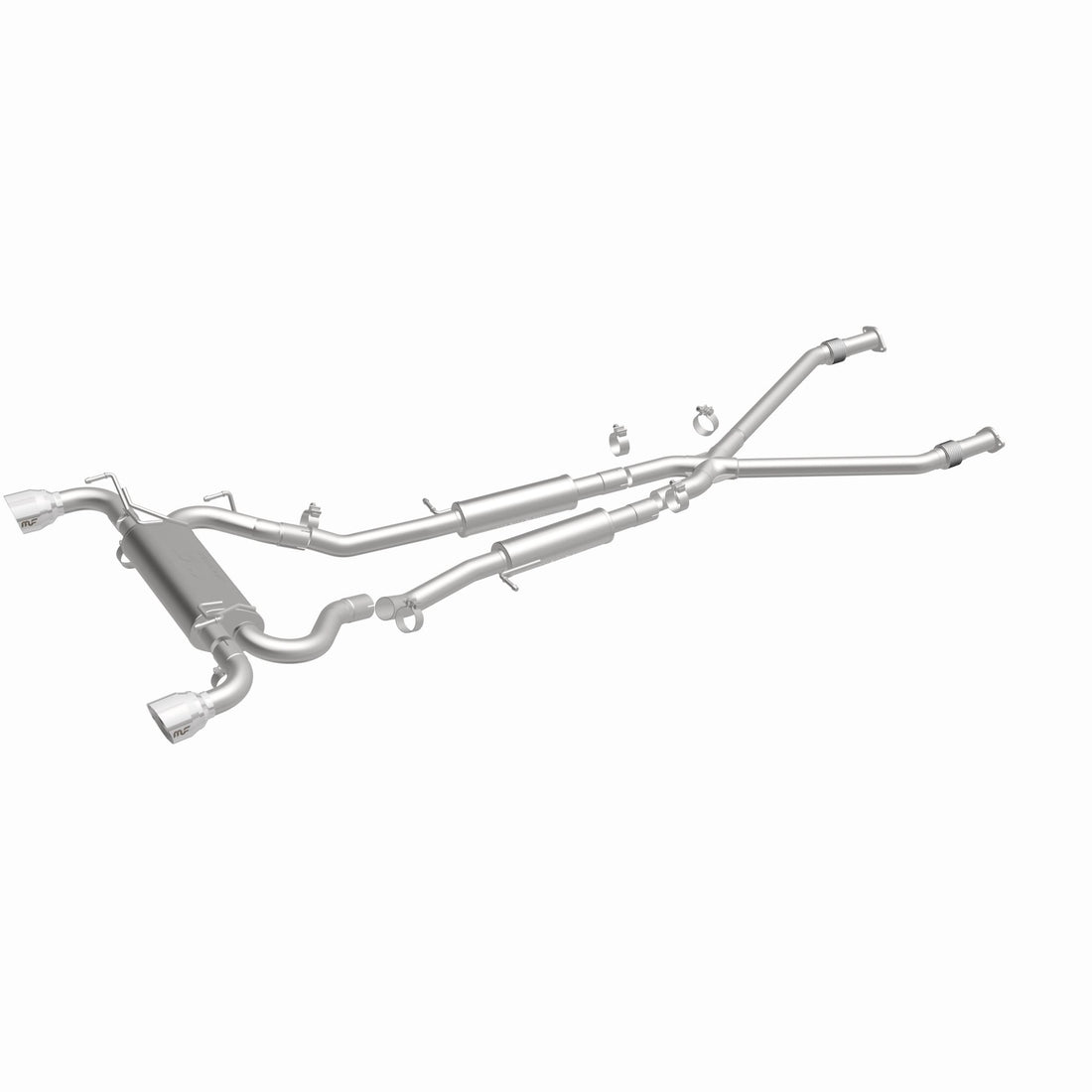 MagnaFlow Exhaust Products 19135 - Street Series Polished Cat-Back System 4
