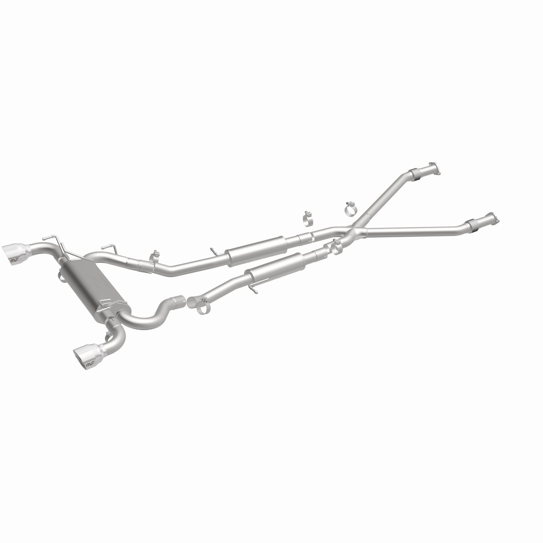 MagnaFlow Exhaust Products 19135 - Street Series Polished Cat-Back System 4