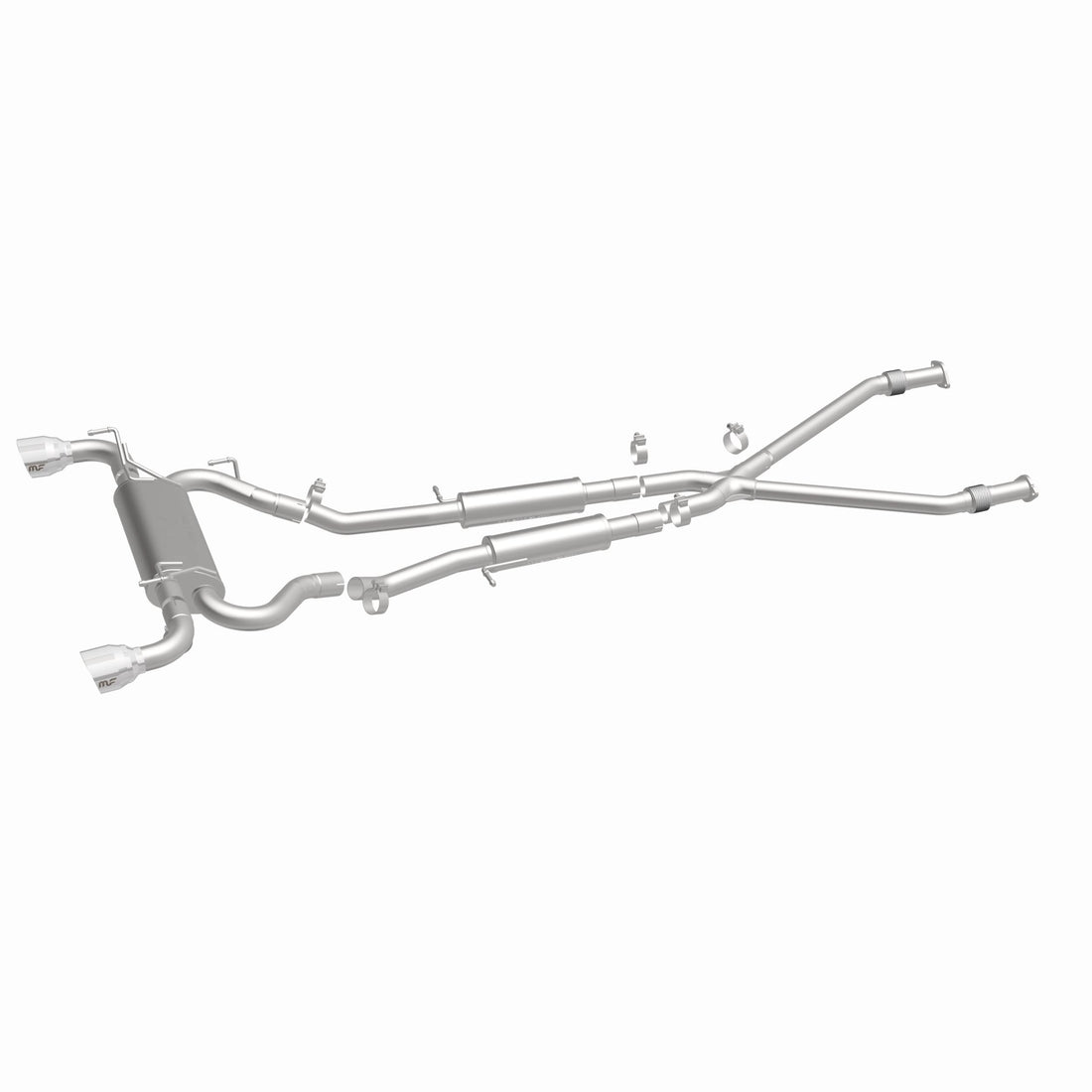 MagnaFlow Exhaust Products 19135 - Street Series Polished Cat-Back System 5
