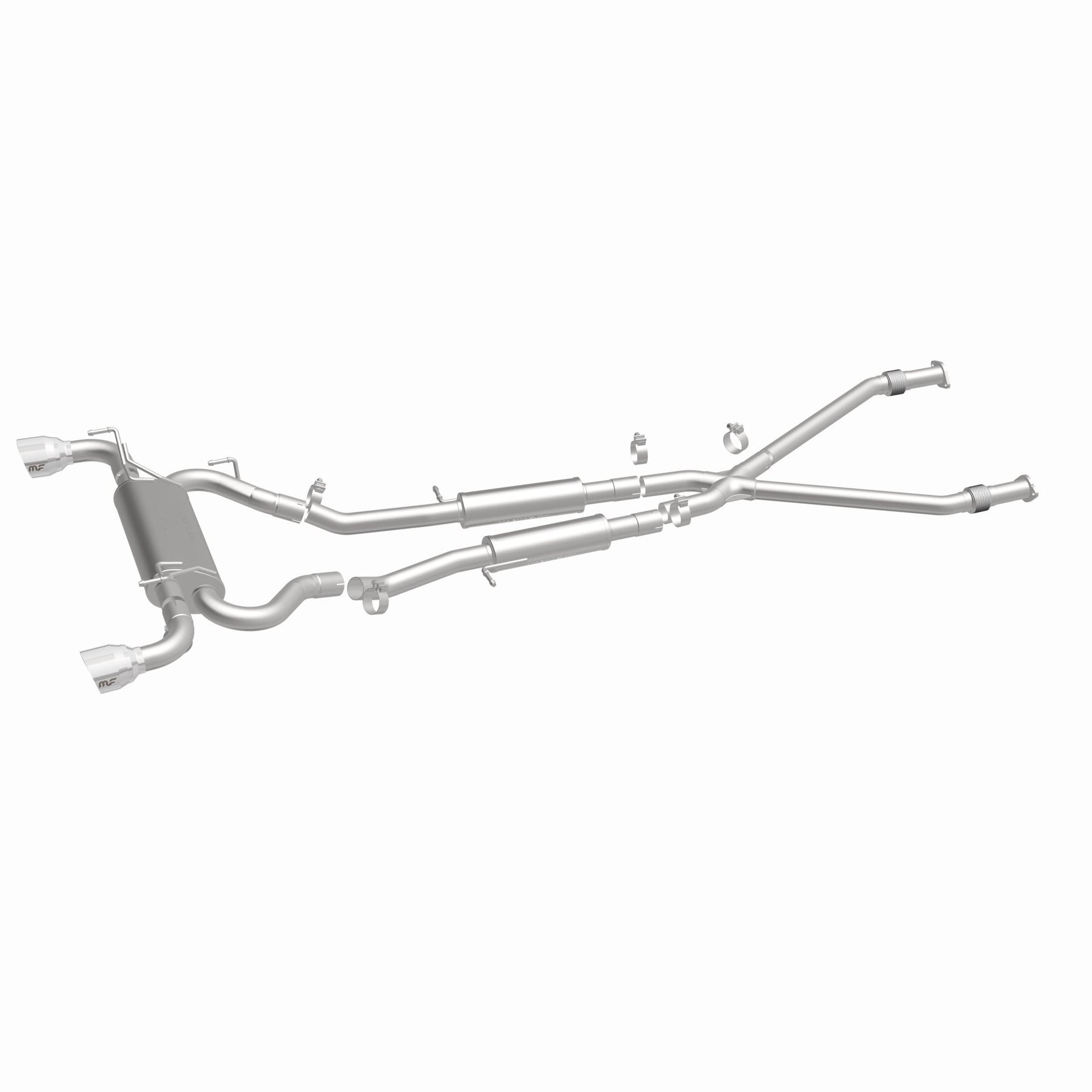 MagnaFlow Exhaust Products 19135 - Street Series Polished Cat-Back System 5