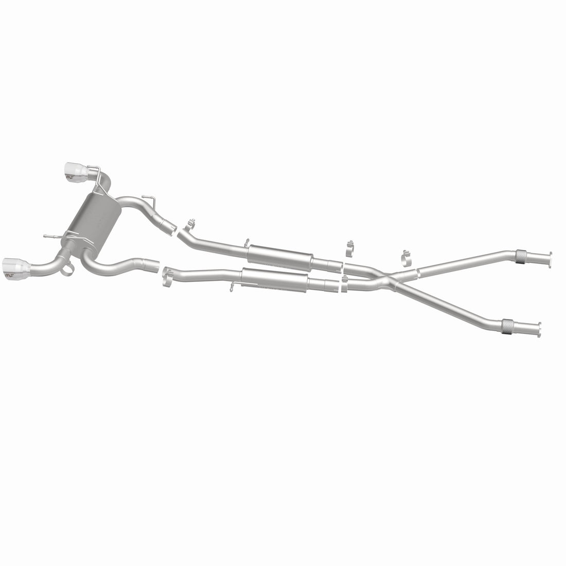 MagnaFlow Exhaust Products 19135 - Street Series Polished Cat-Back System