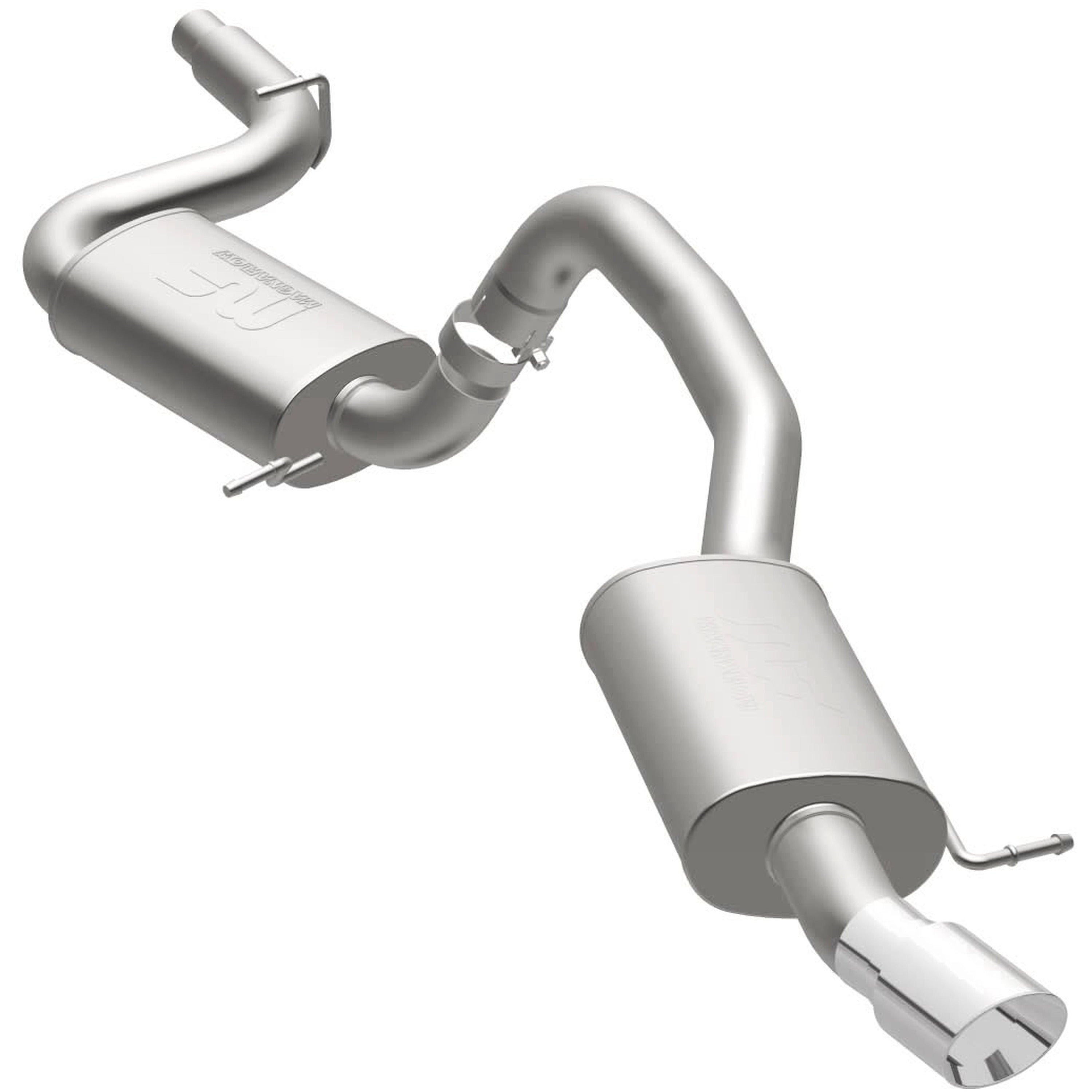 MagnaFlow Exhaust Products 19154 - Touring Series Polished Cat-Back System 1